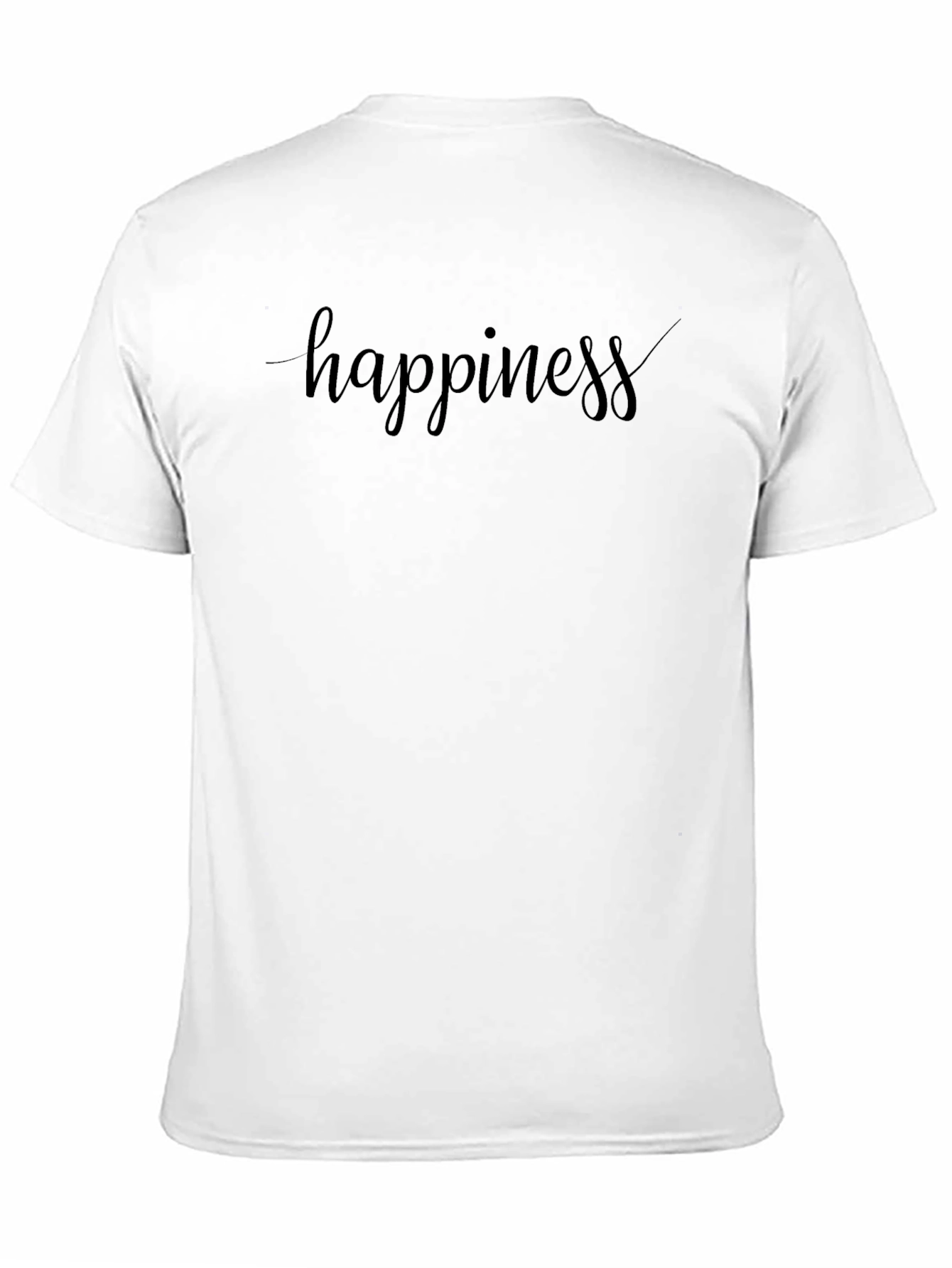Happiness Black Graphic Tee