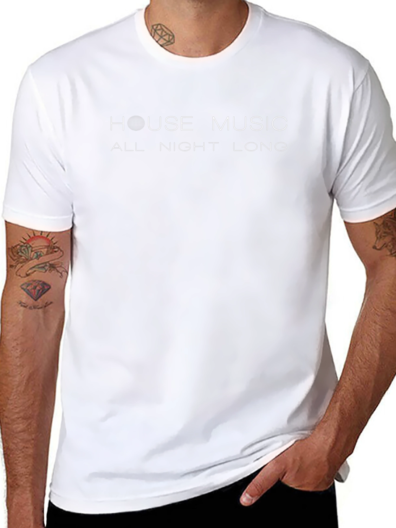 House Music All Night Long Graphic T-Shirt