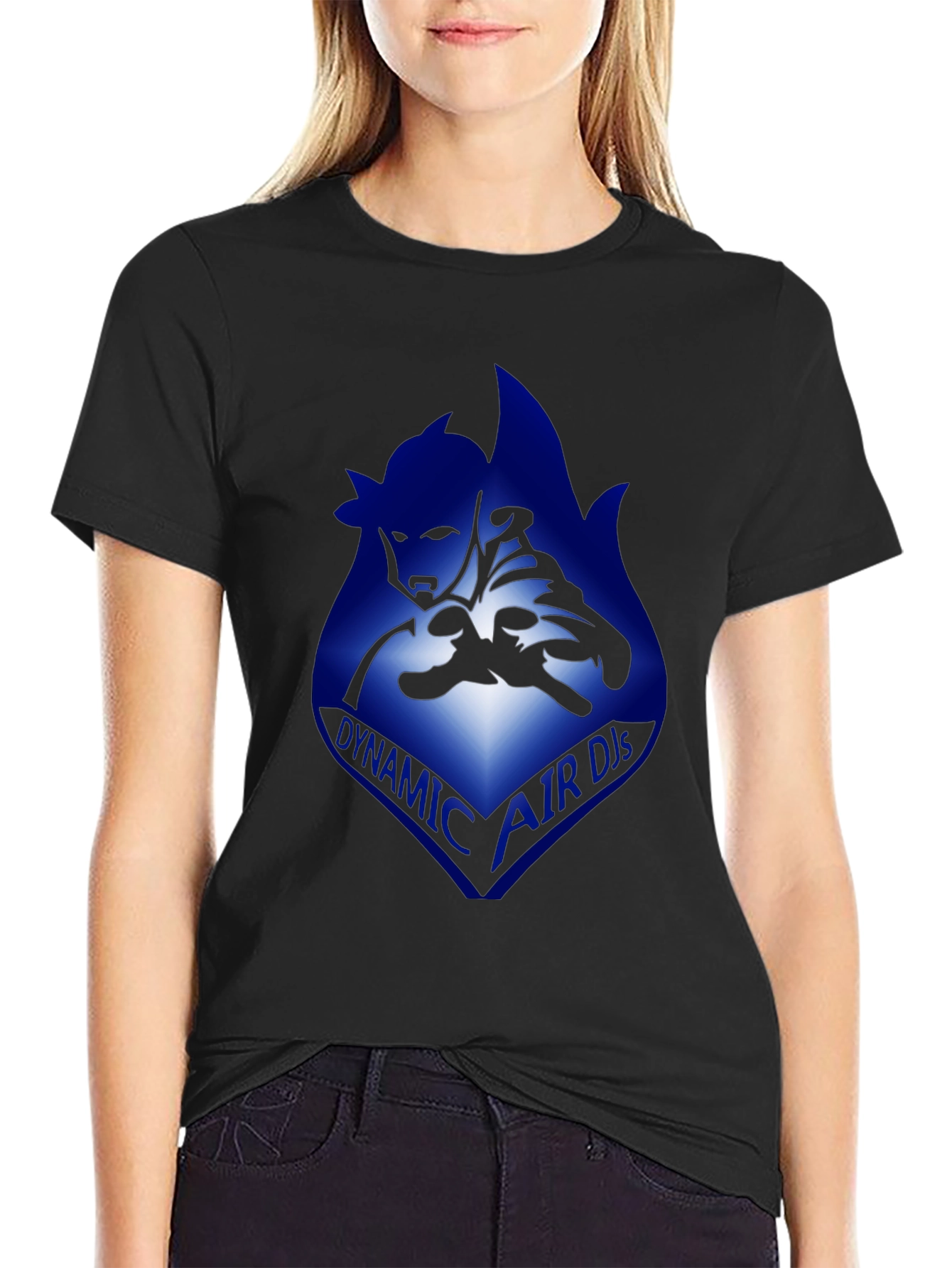Dynamic Air Dis Black Graphic Tee