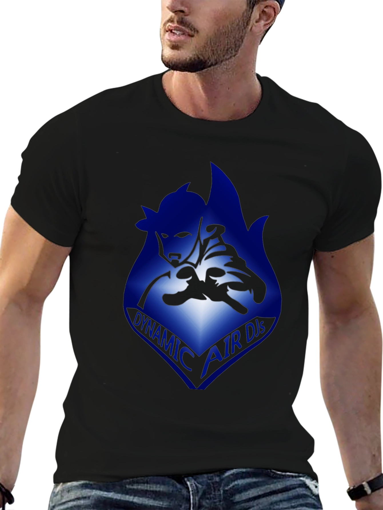 Dynamic Air Dis Black Graphic Tee