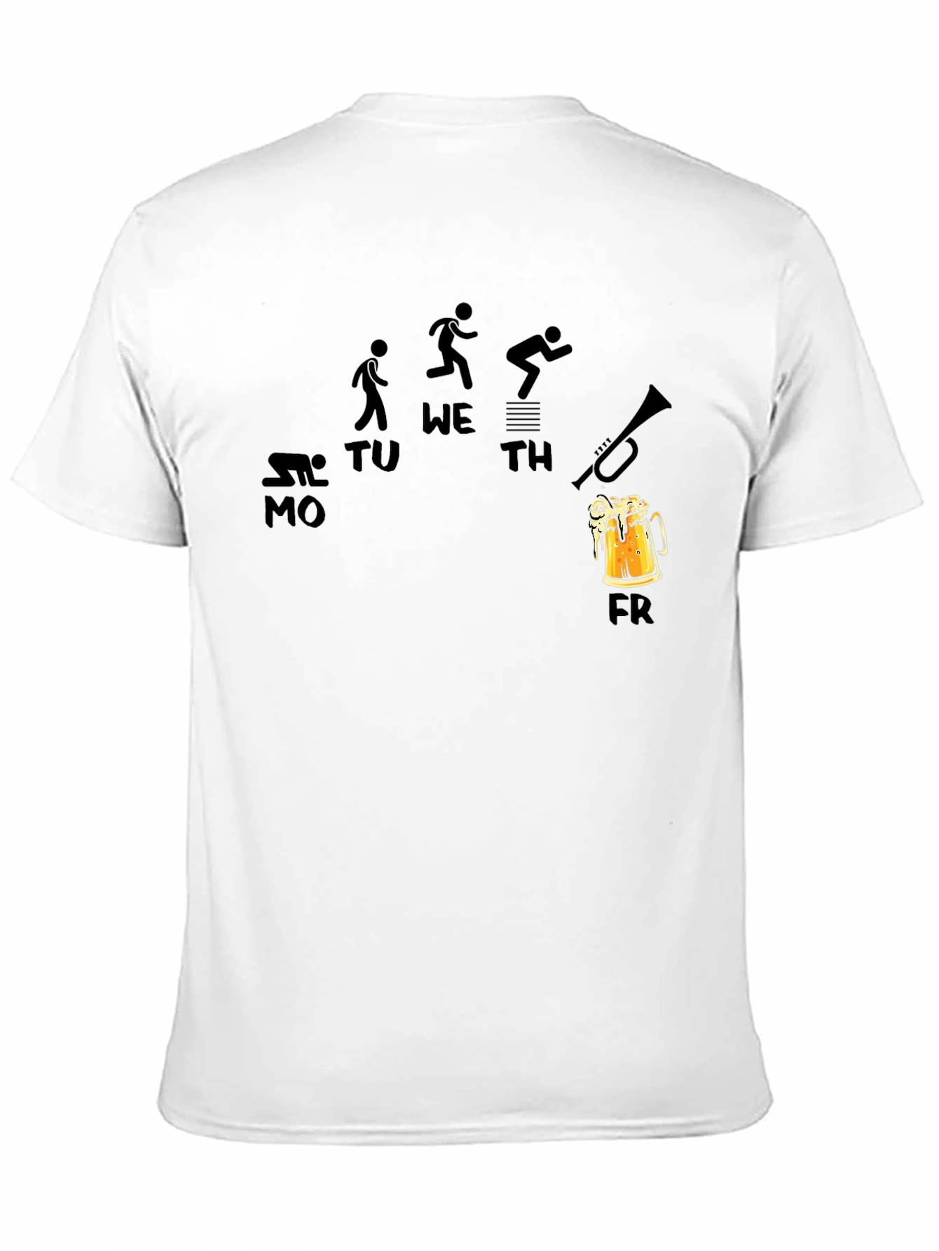 Work Week to Weekend Black T-Shirt