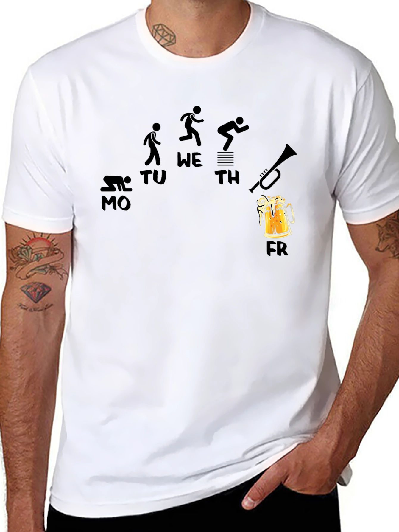 Work Week to Weekend Black T-Shirt