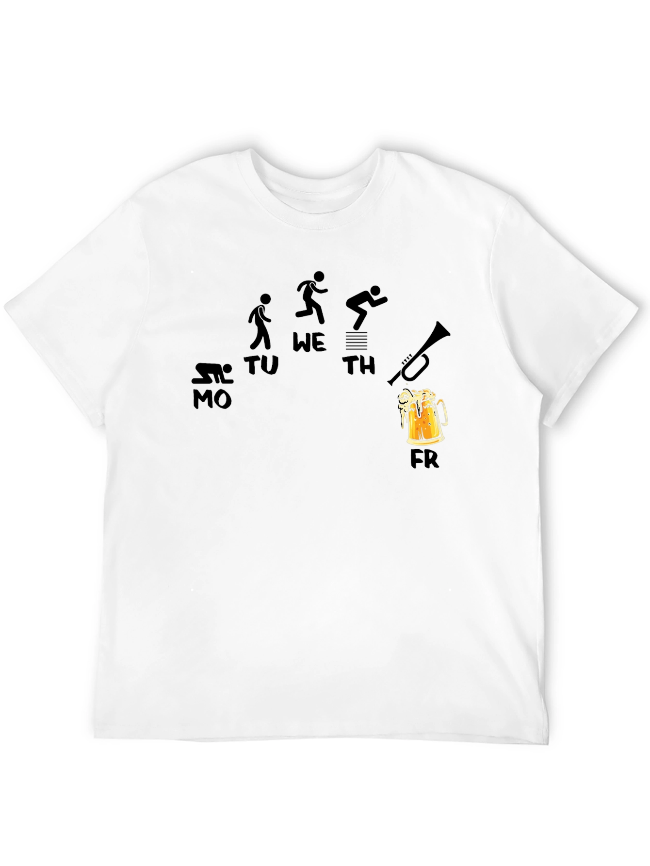 Work Week to Weekend Black T-Shirt