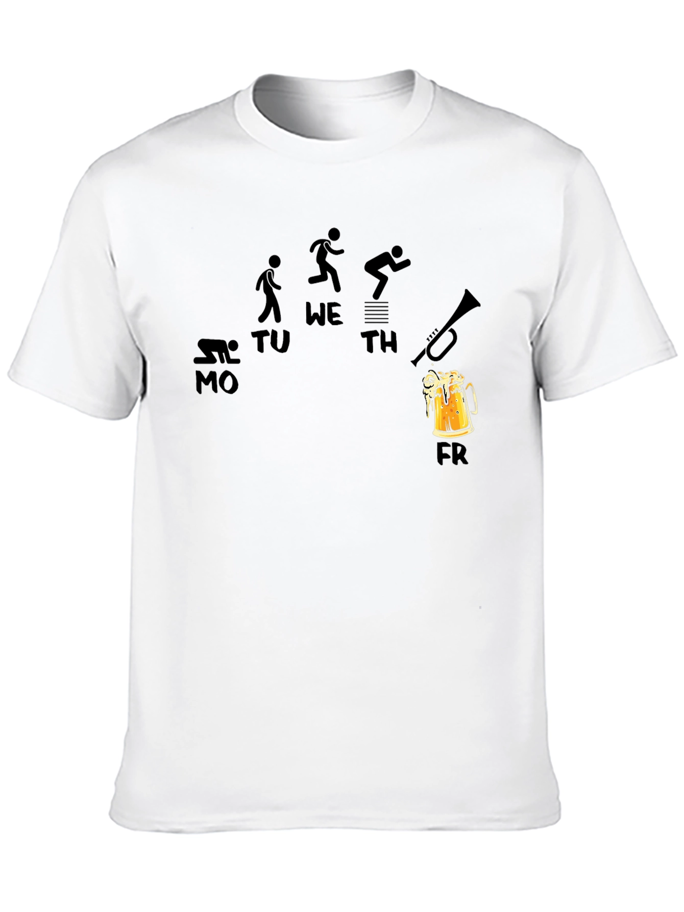 Work Week to Weekend Black T-Shirt