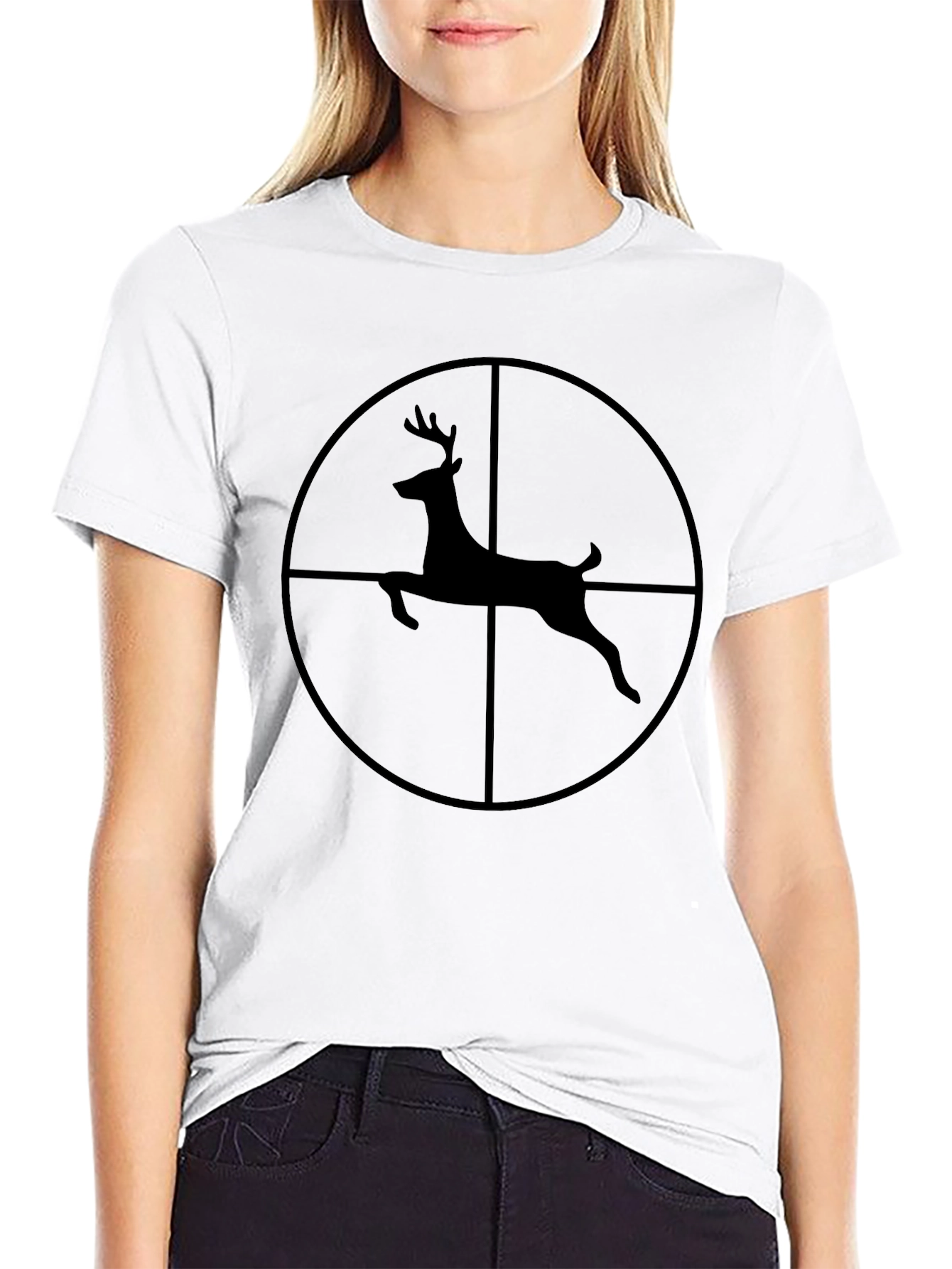 Deer Target Graphic Tee - Hunting Season T-Shirt