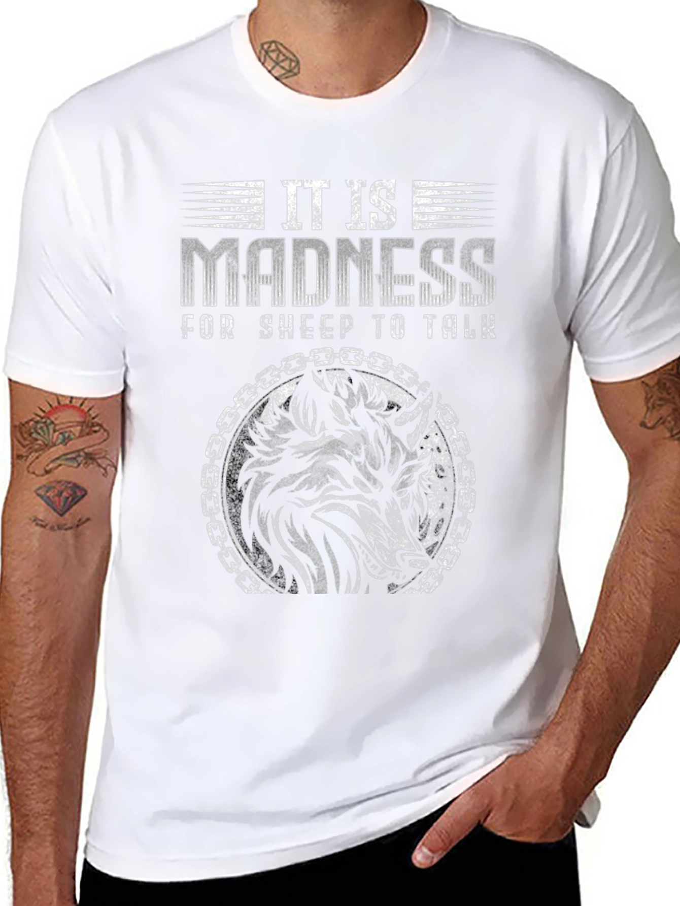 It is Madness Wolf Graphic Tee - Black