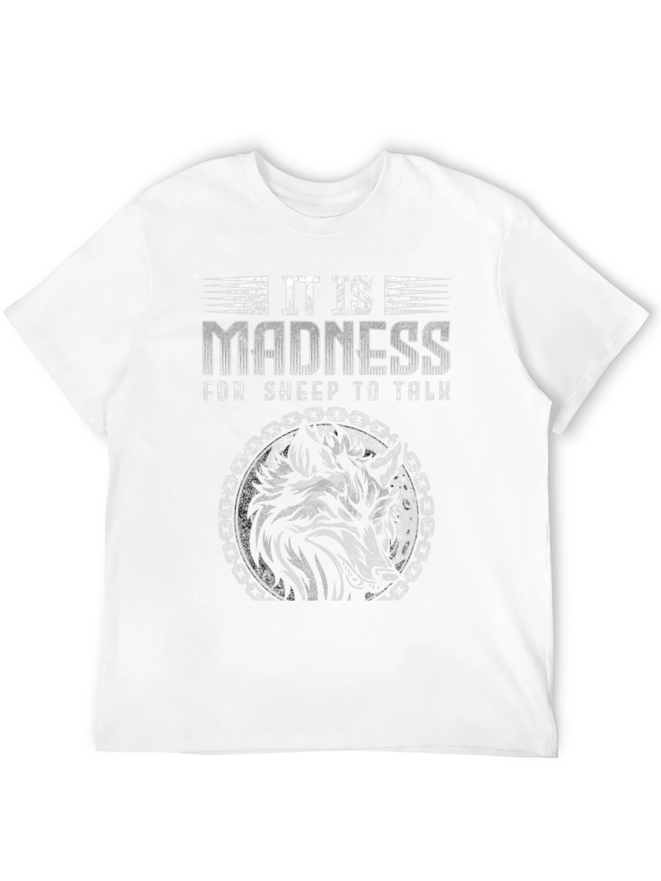 It is Madness Wolf Graphic Tee - Black