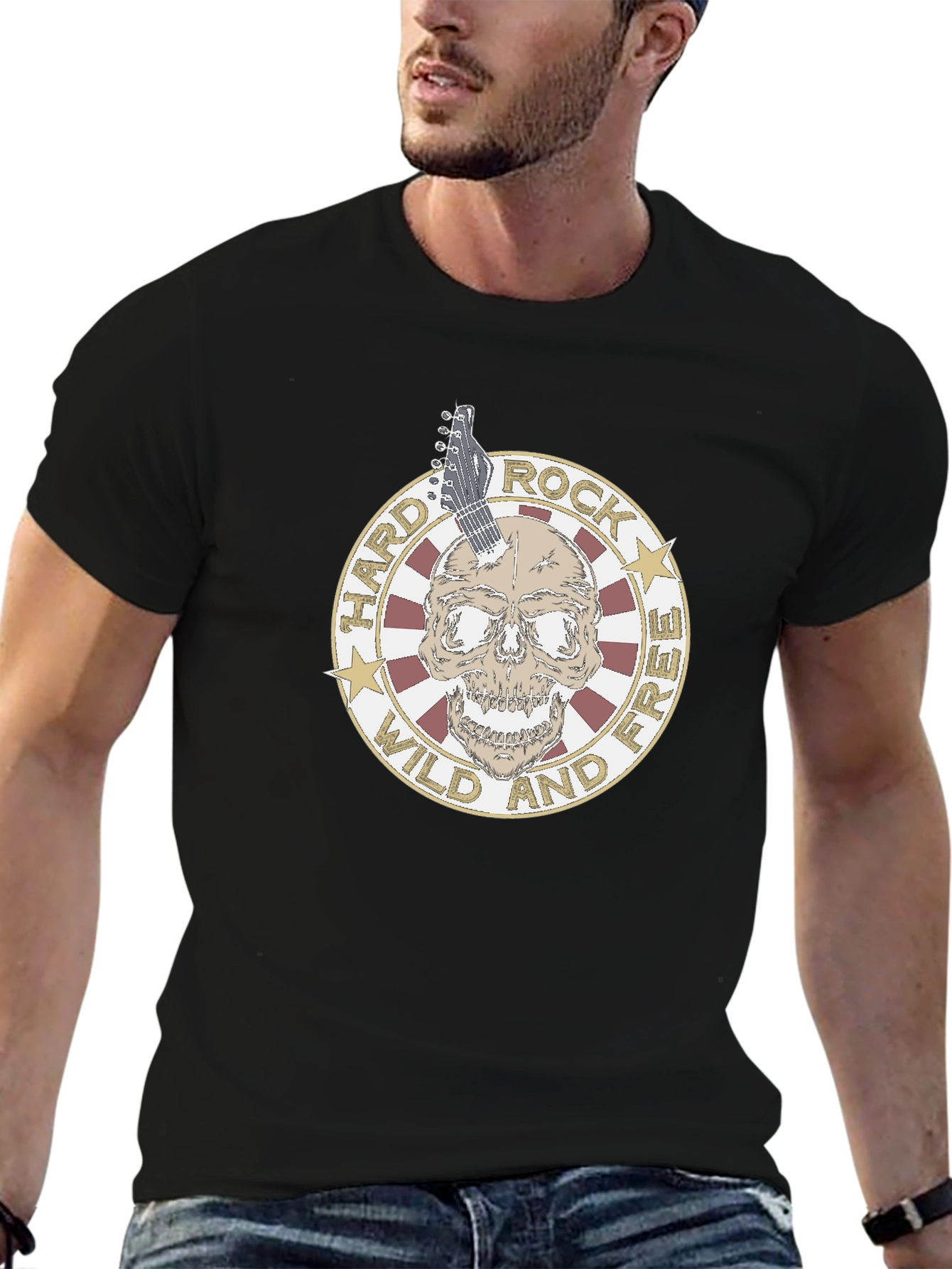 Hard Rock Skull Graphic Tee - Wild and Free
