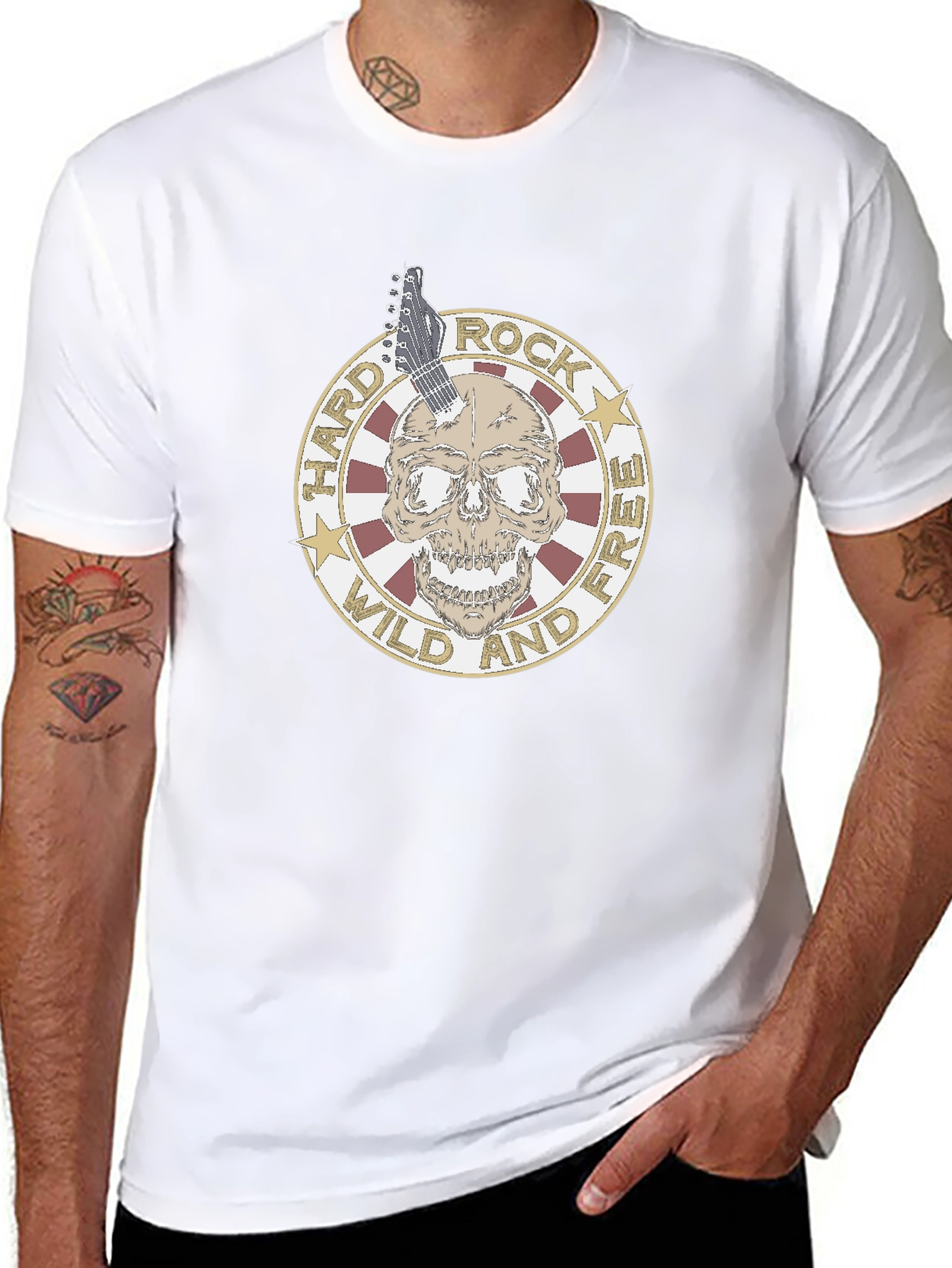 Hard Rock Skull Graphic Tee - Wild and Free