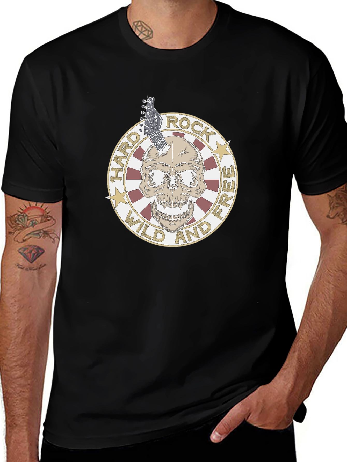 Hard Rock Skull Graphic Tee - Wild and Free