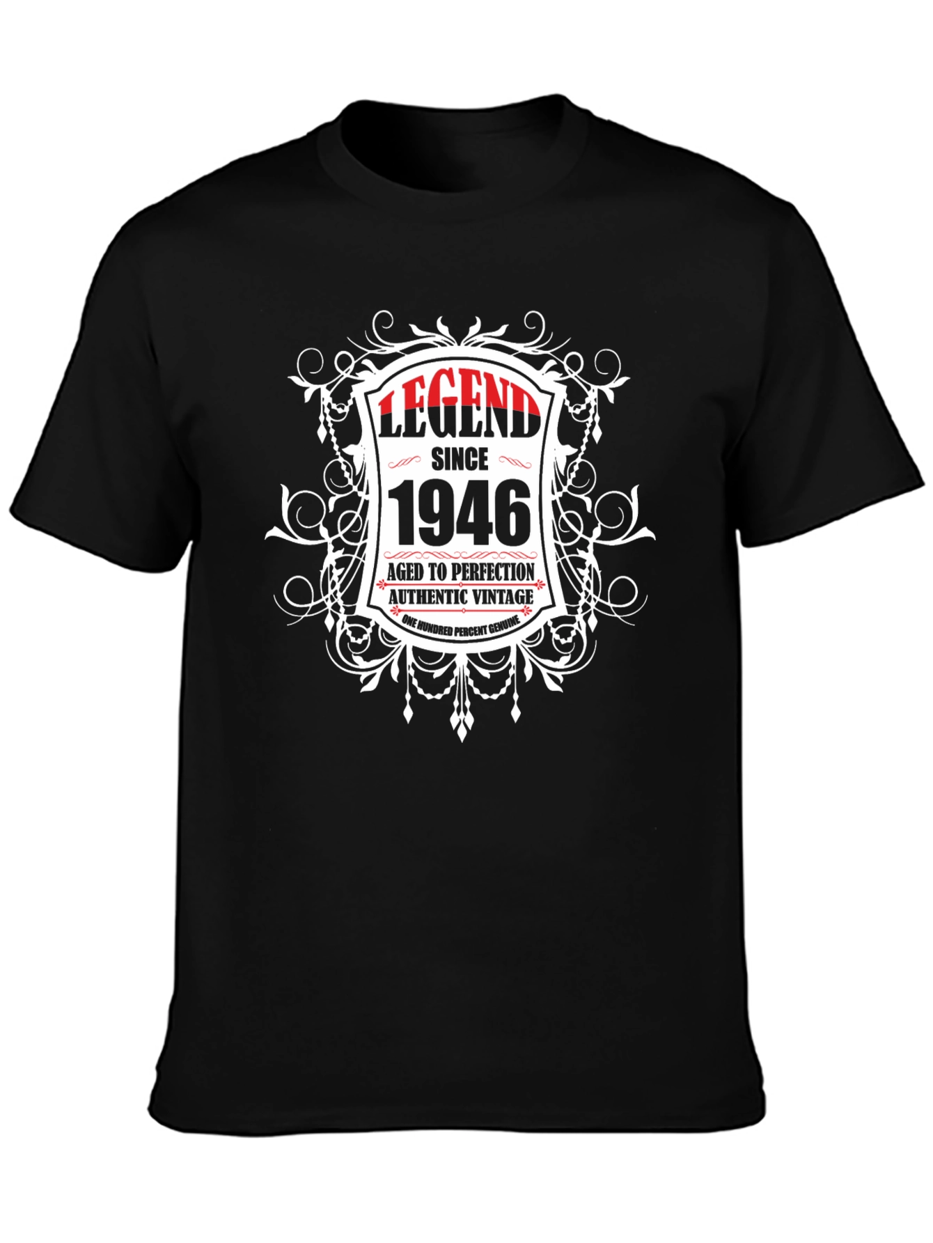 Legend Since 1946 T-Shirt: Aged to Perfection