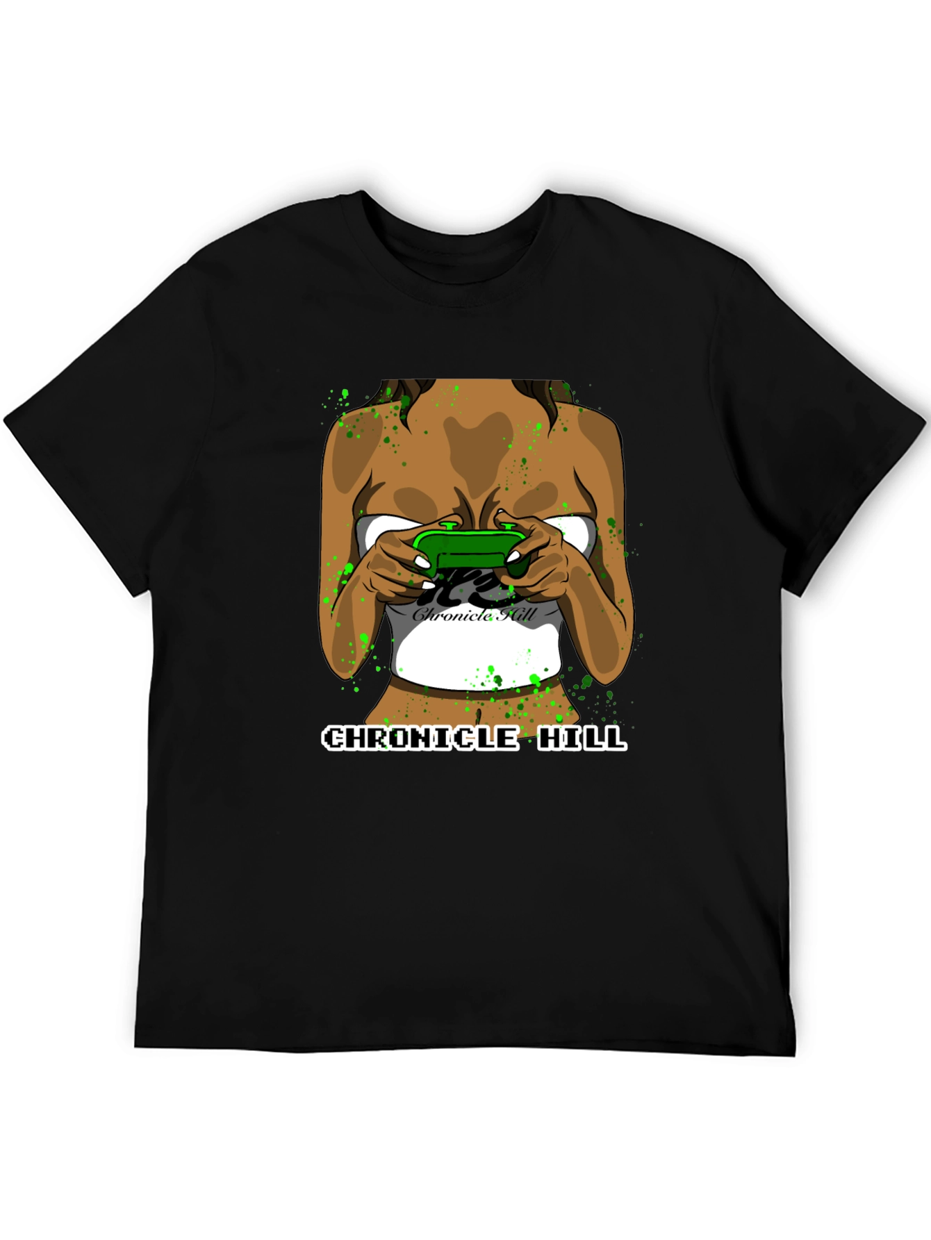 Chronicle Hill Gamer Girl Graphic Tee - Black
