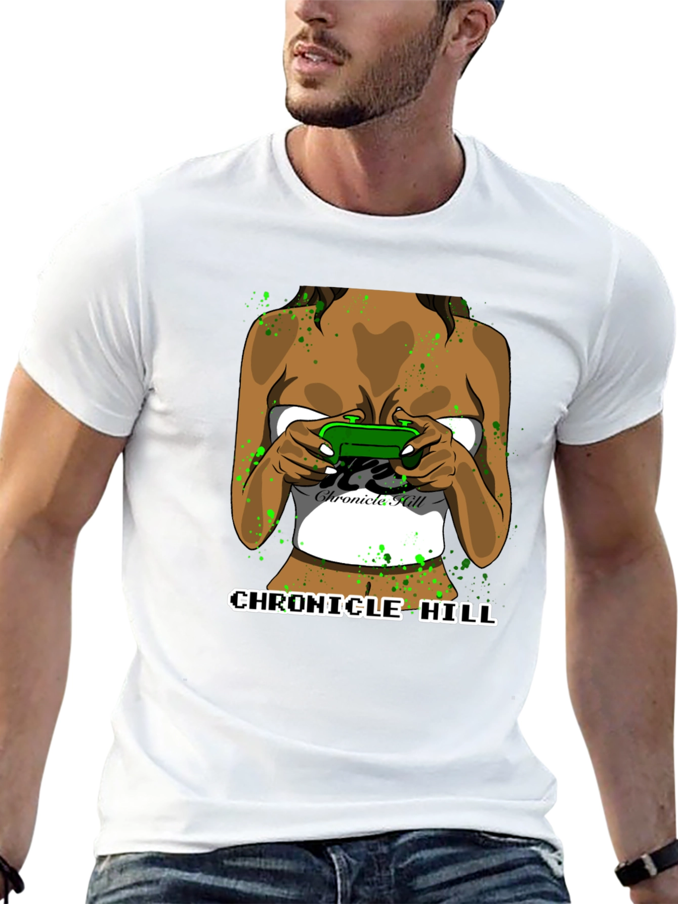 Chronicle Hill Gamer Girl Graphic Tee - Black