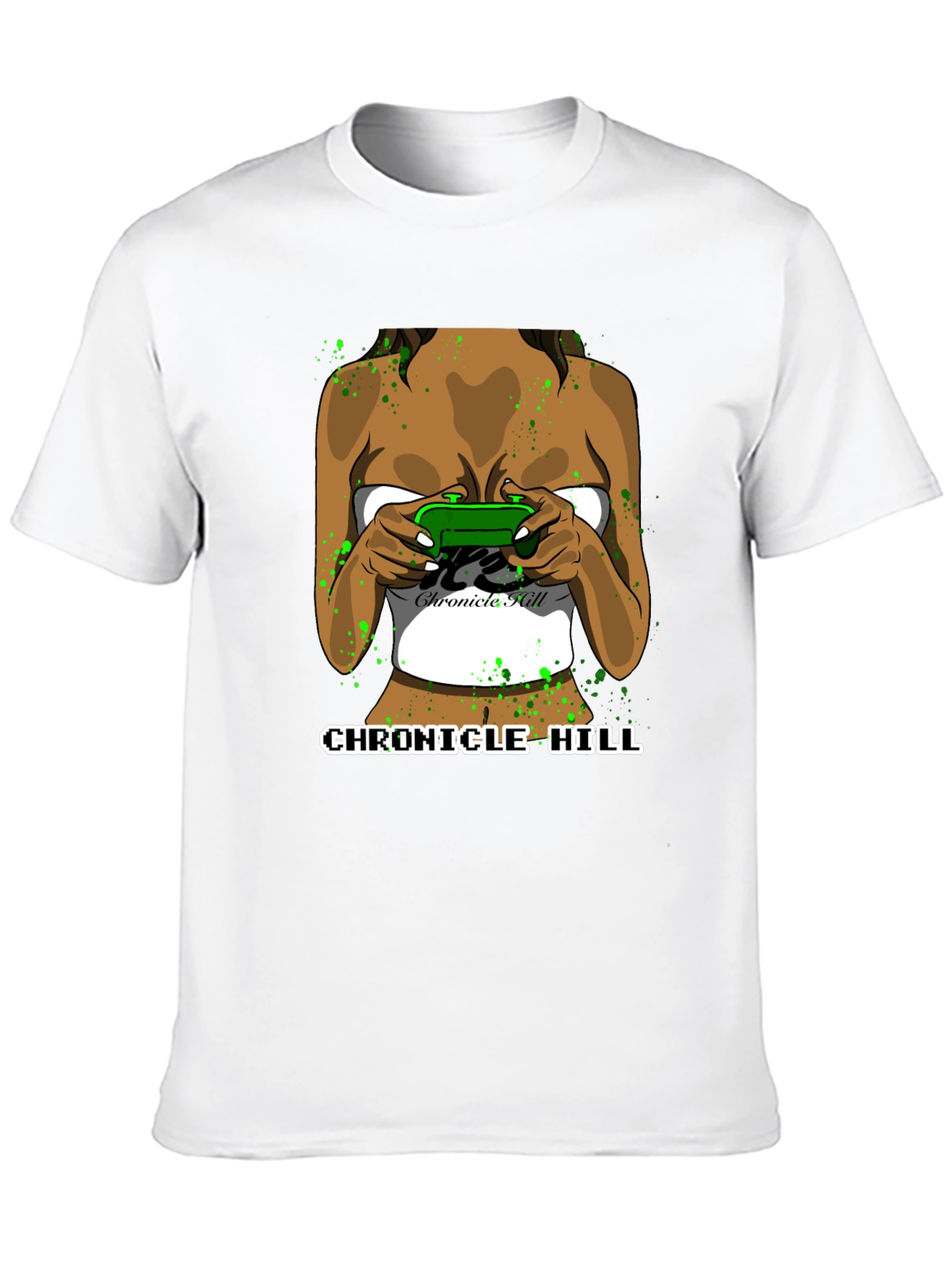 Chronicle Hill Gamer Girl Graphic Tee - Black
