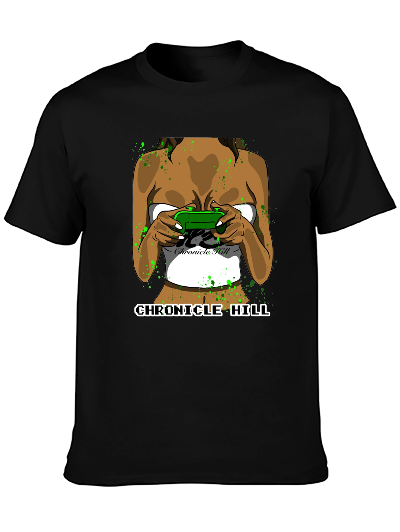 Chronicle Hill Gamer Girl Graphic Tee - Black