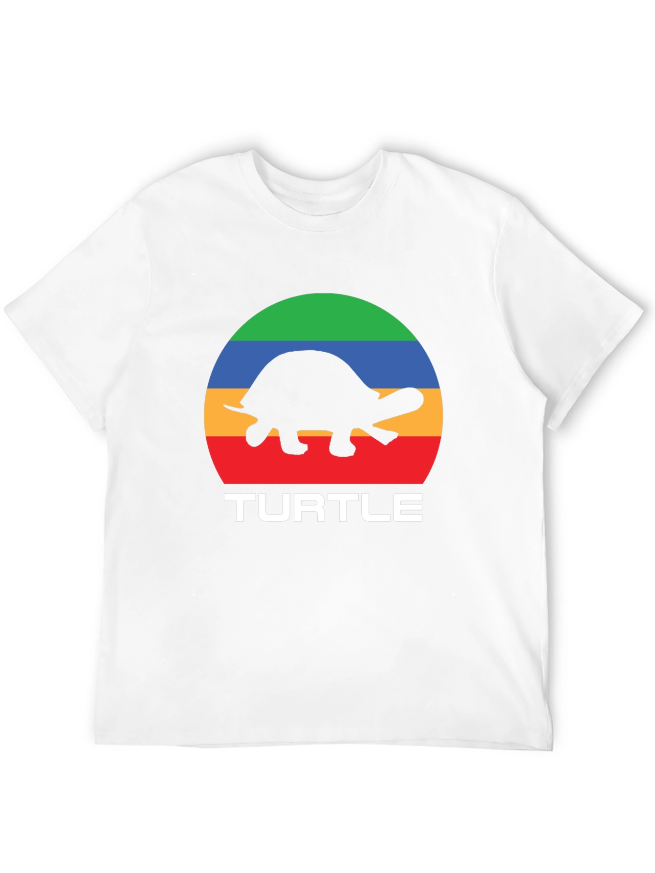 Retro Turtle Graphic T-Shirt - Black