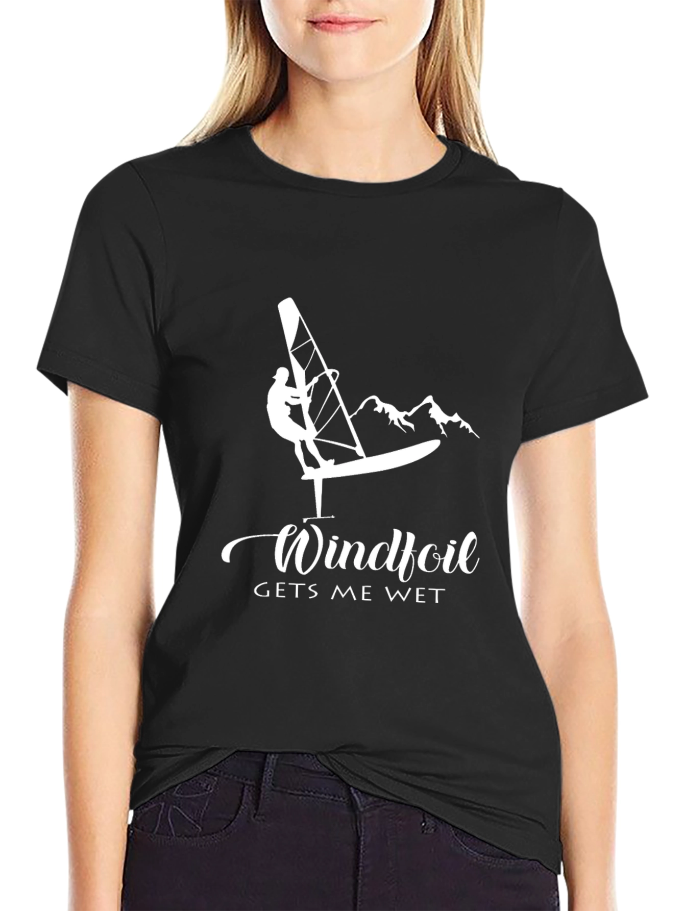 Windfoil Graphic T-Shirt - Gets Me Wet
