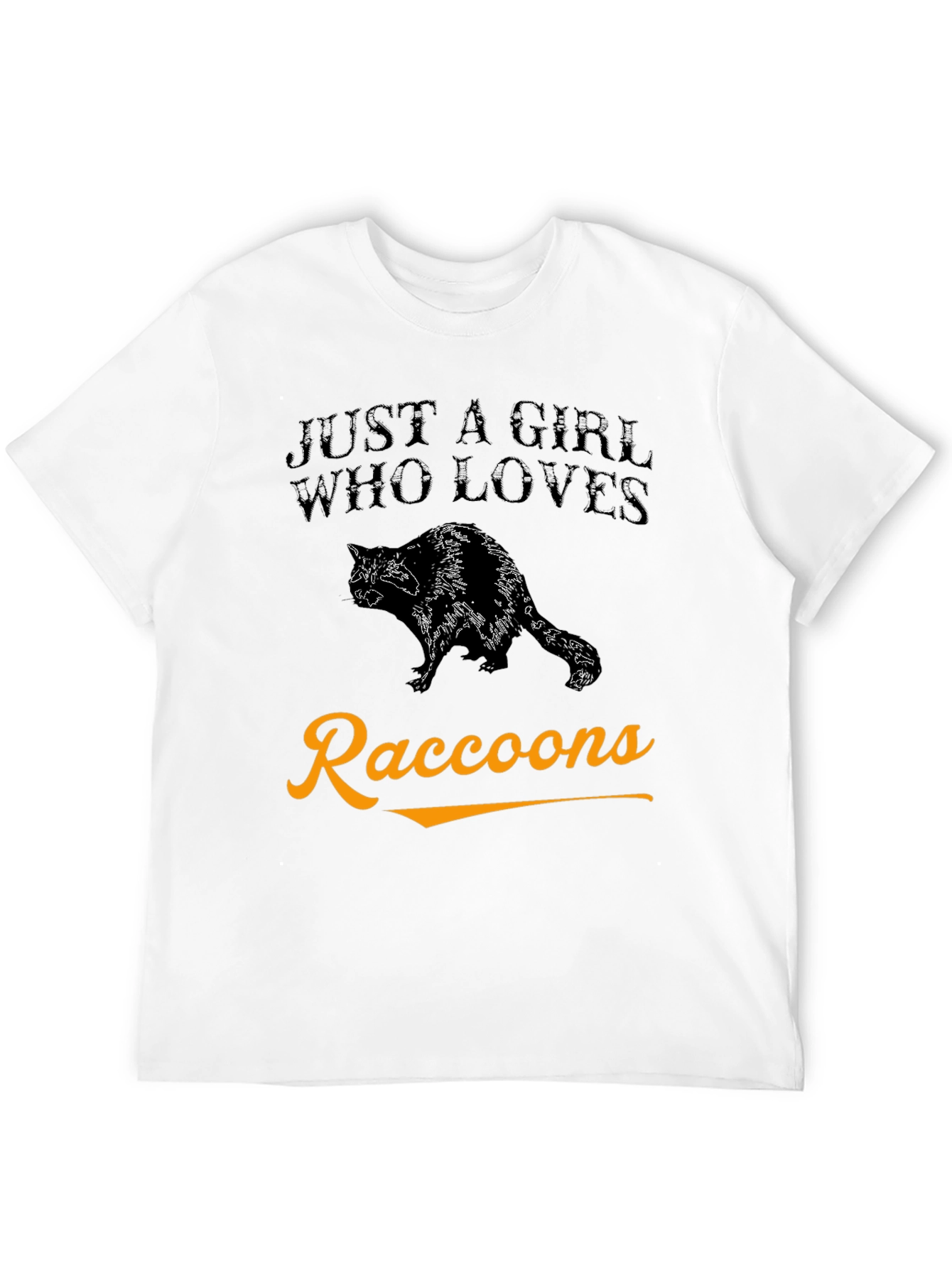 Just A Girl Who Loves Raccoons T-Shirt