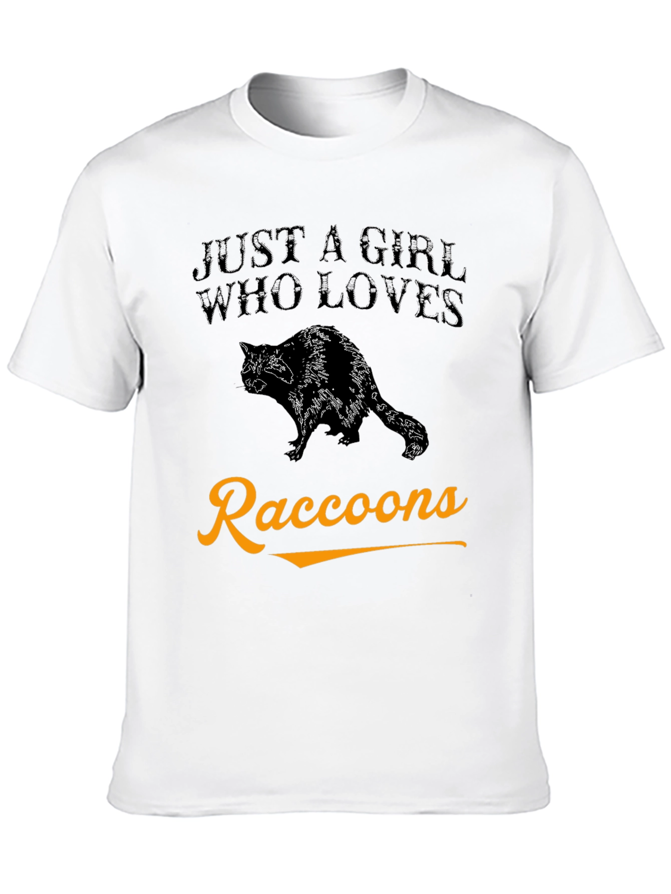 Just A Girl Who Loves Raccoons T-Shirt