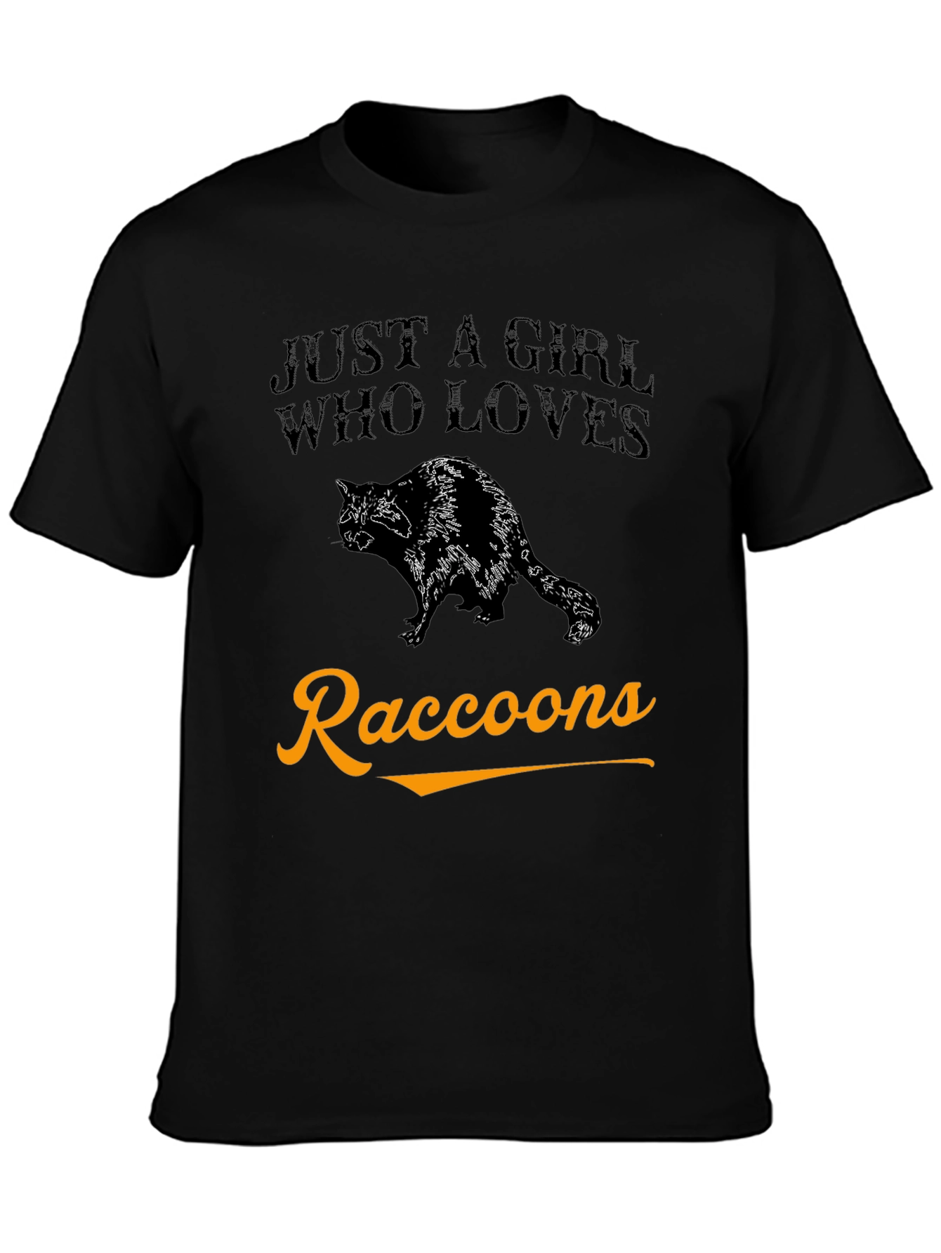 Just A Girl Who Loves Raccoons T-Shirt