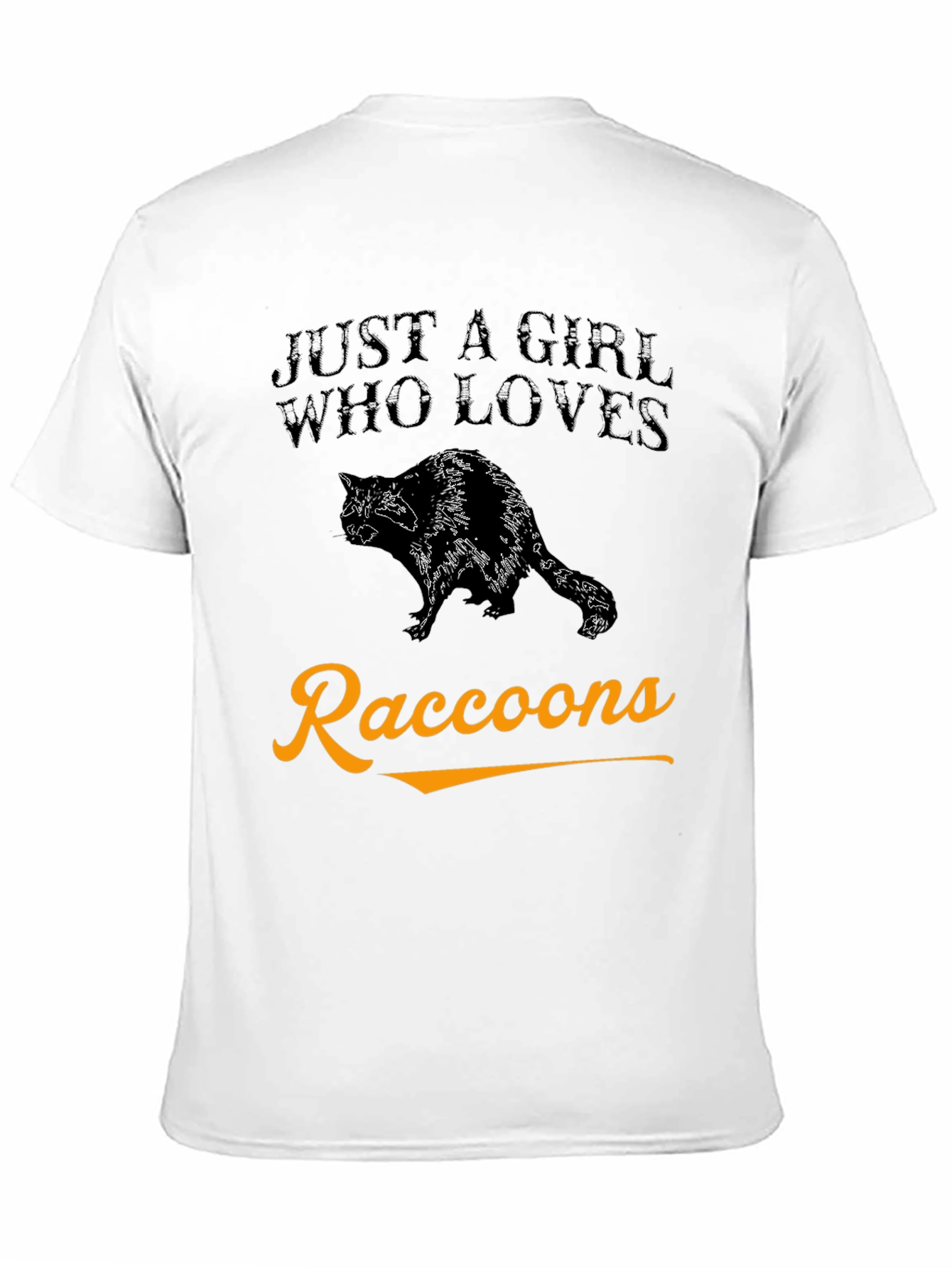 Just A Girl Who Loves Raccoons T-Shirt