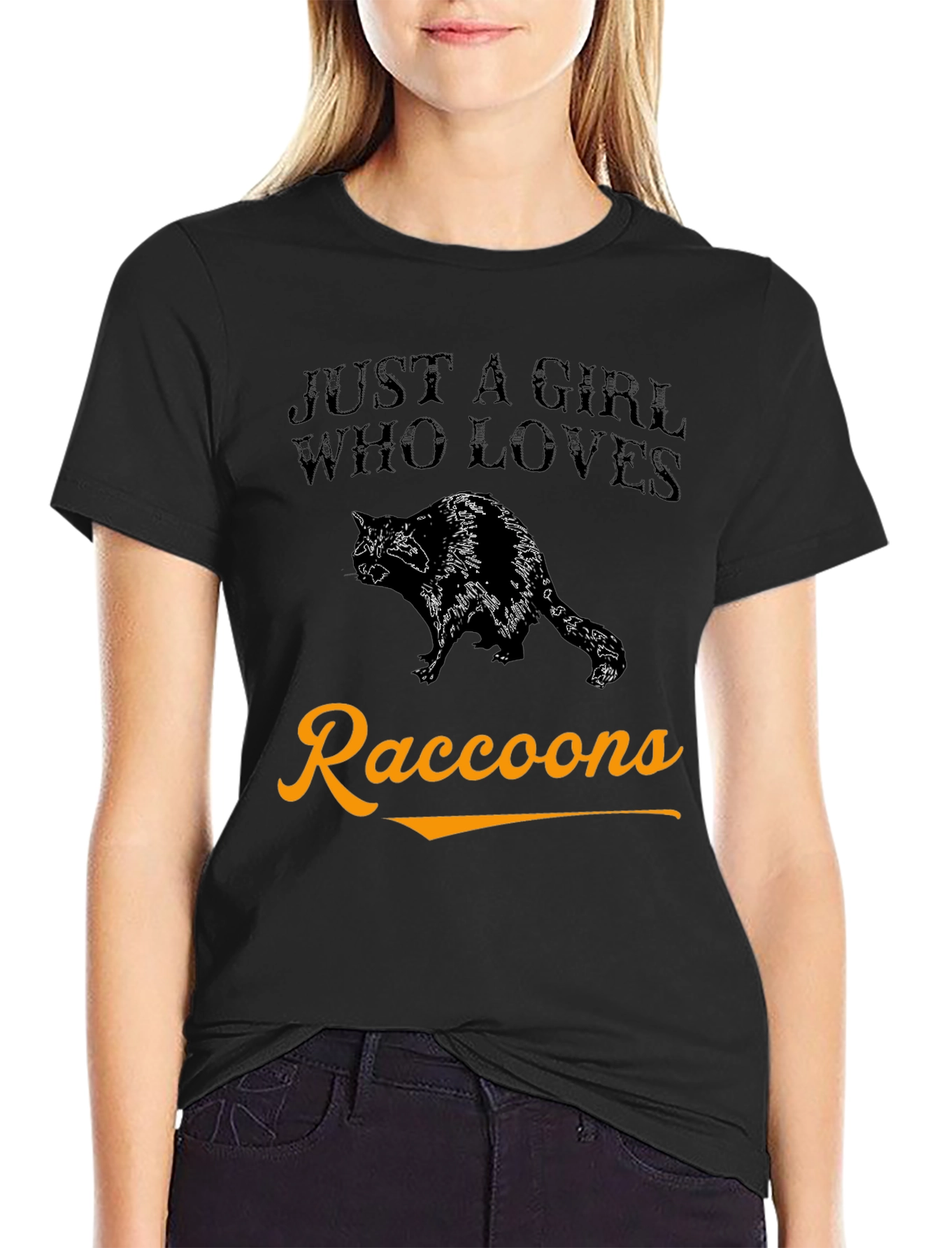 Just A Girl Who Loves Raccoons T-Shirt