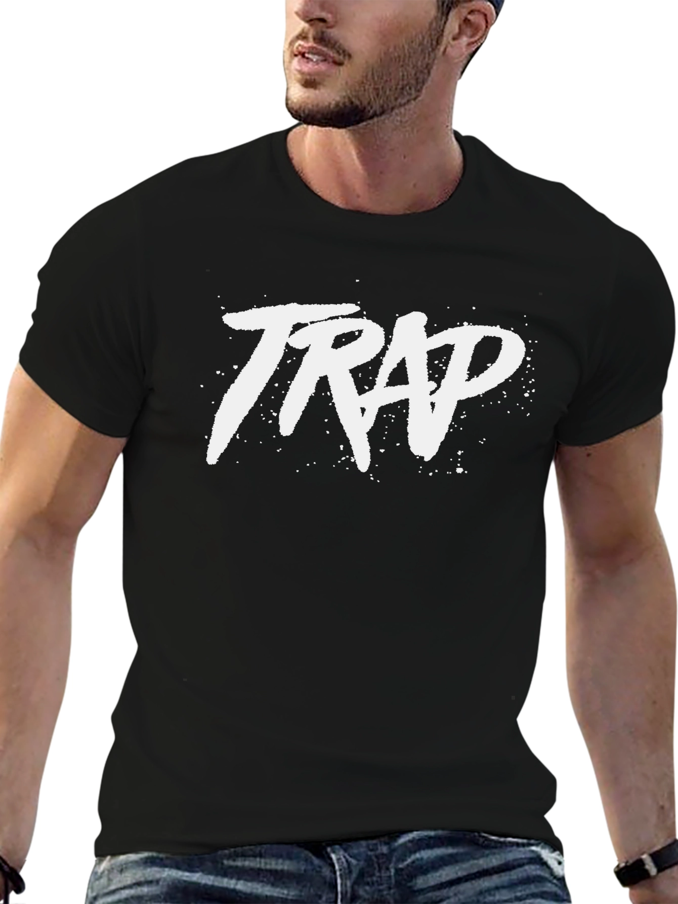 TRAP Graphic Tee - Street Style Cotton T-Shirt