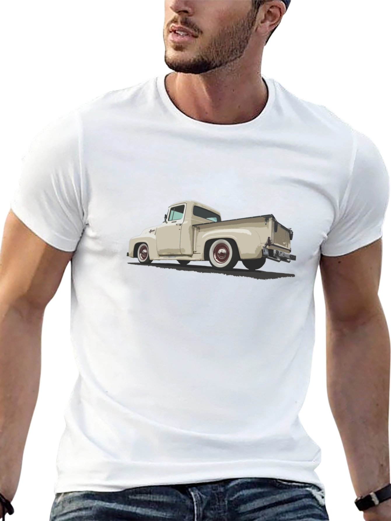 Classic Truck Graphic Tee - Black