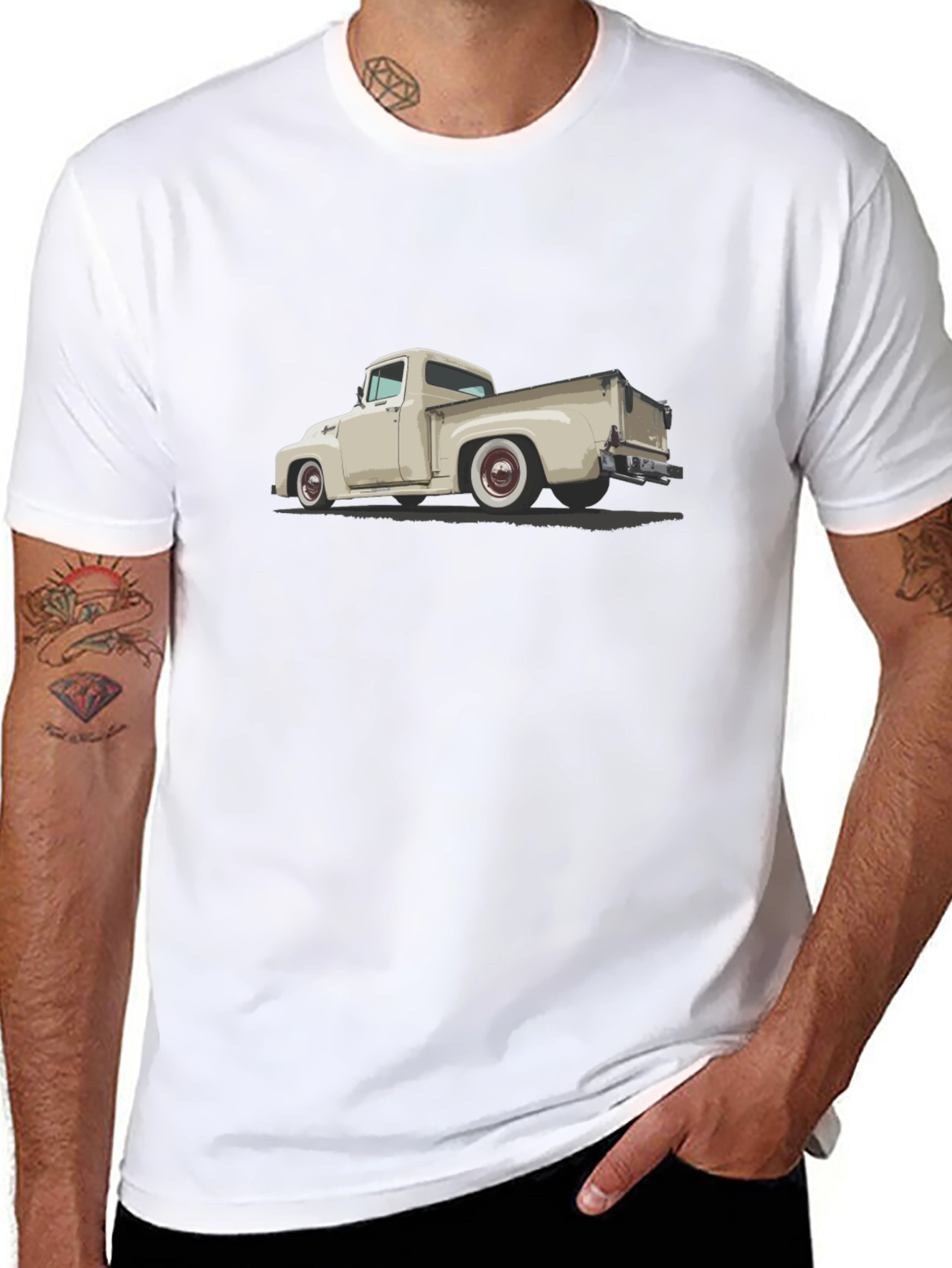 Classic Truck Graphic Tee - Black