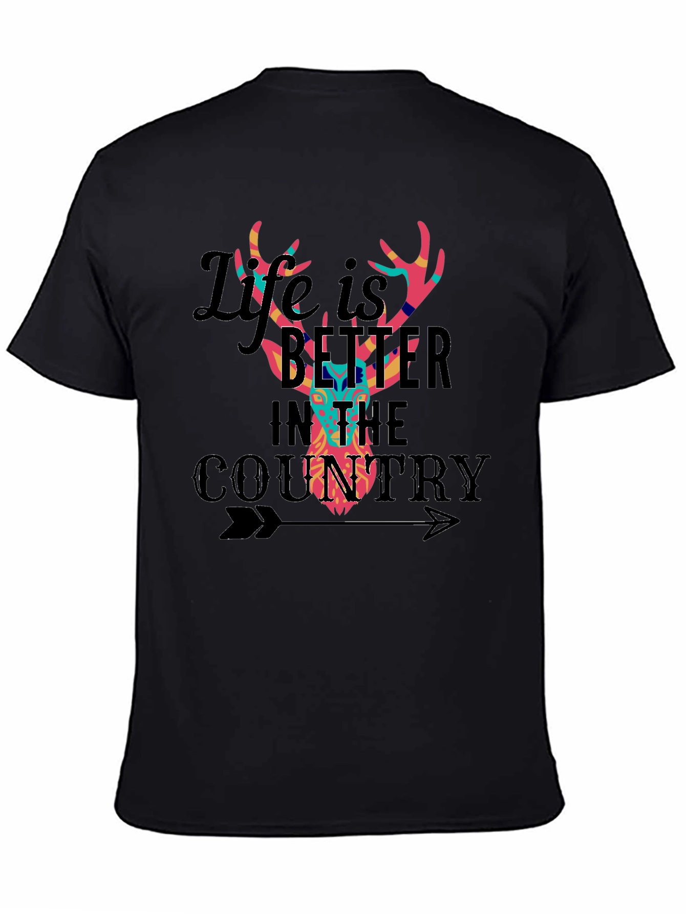 Life is Better in the Country Deer T-Shirt