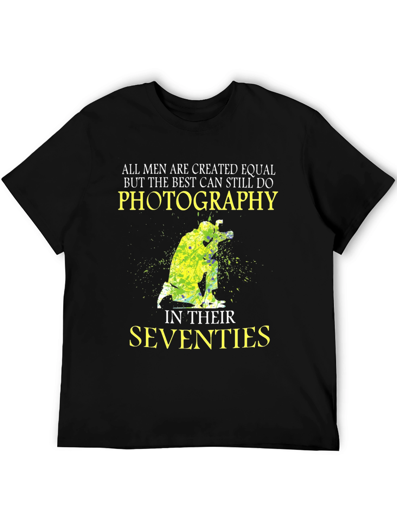 Photography in Seventies Mens T-Shirt