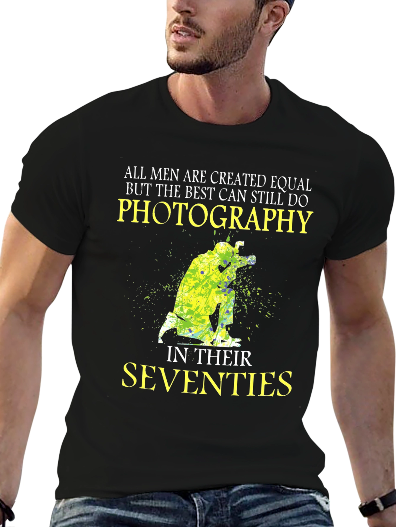 Photography in Seventies Mens T-Shirt