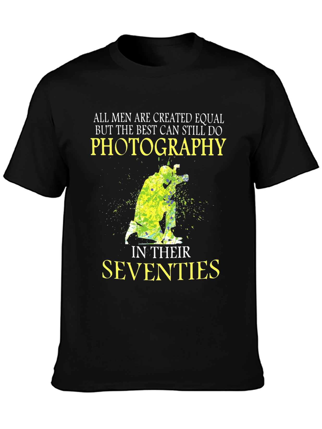 Photography in Seventies Mens T-Shirt