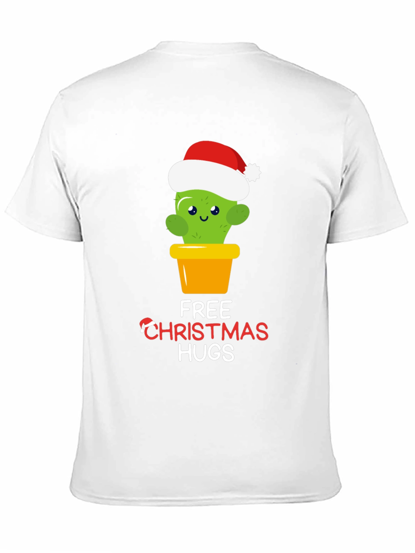Funny Cactus Christmas Hugs T-Shirt