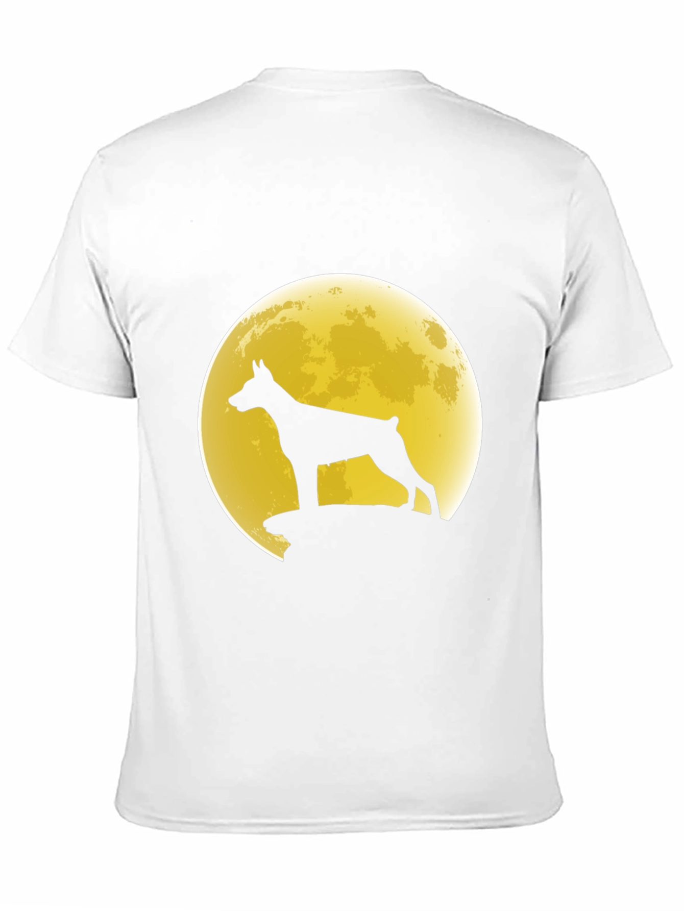 Dog Silhouette Moon Graphic Tee