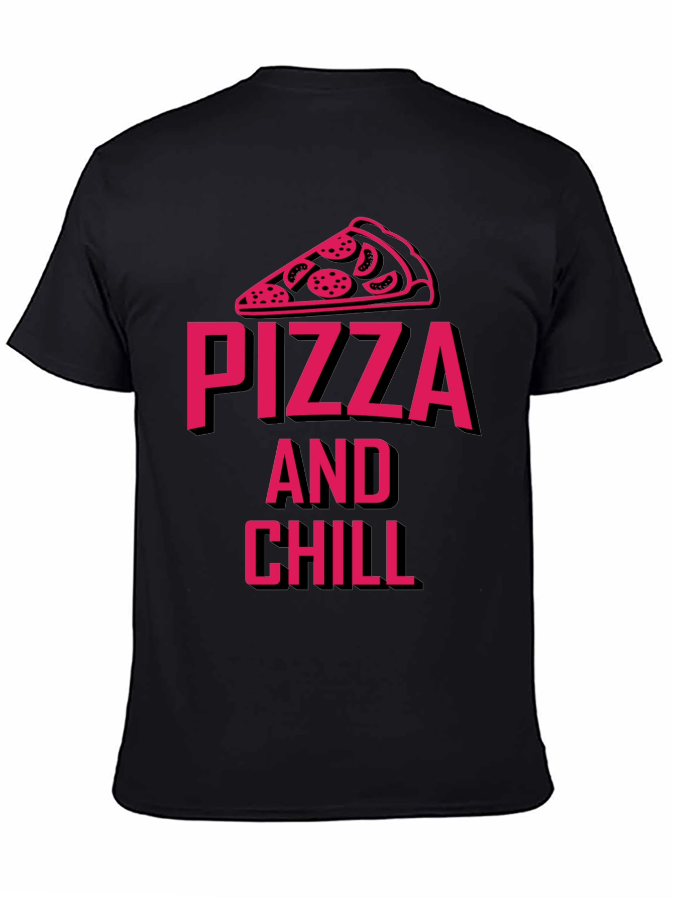 Pizza and Chill Graphic Tee - Unisex
