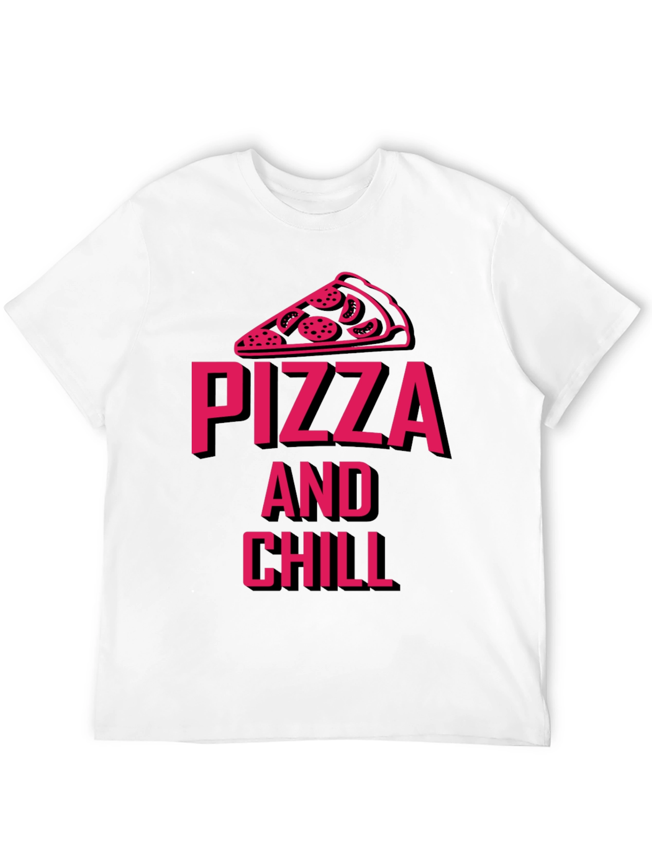 Pizza and Chill Graphic Tee - Unisex