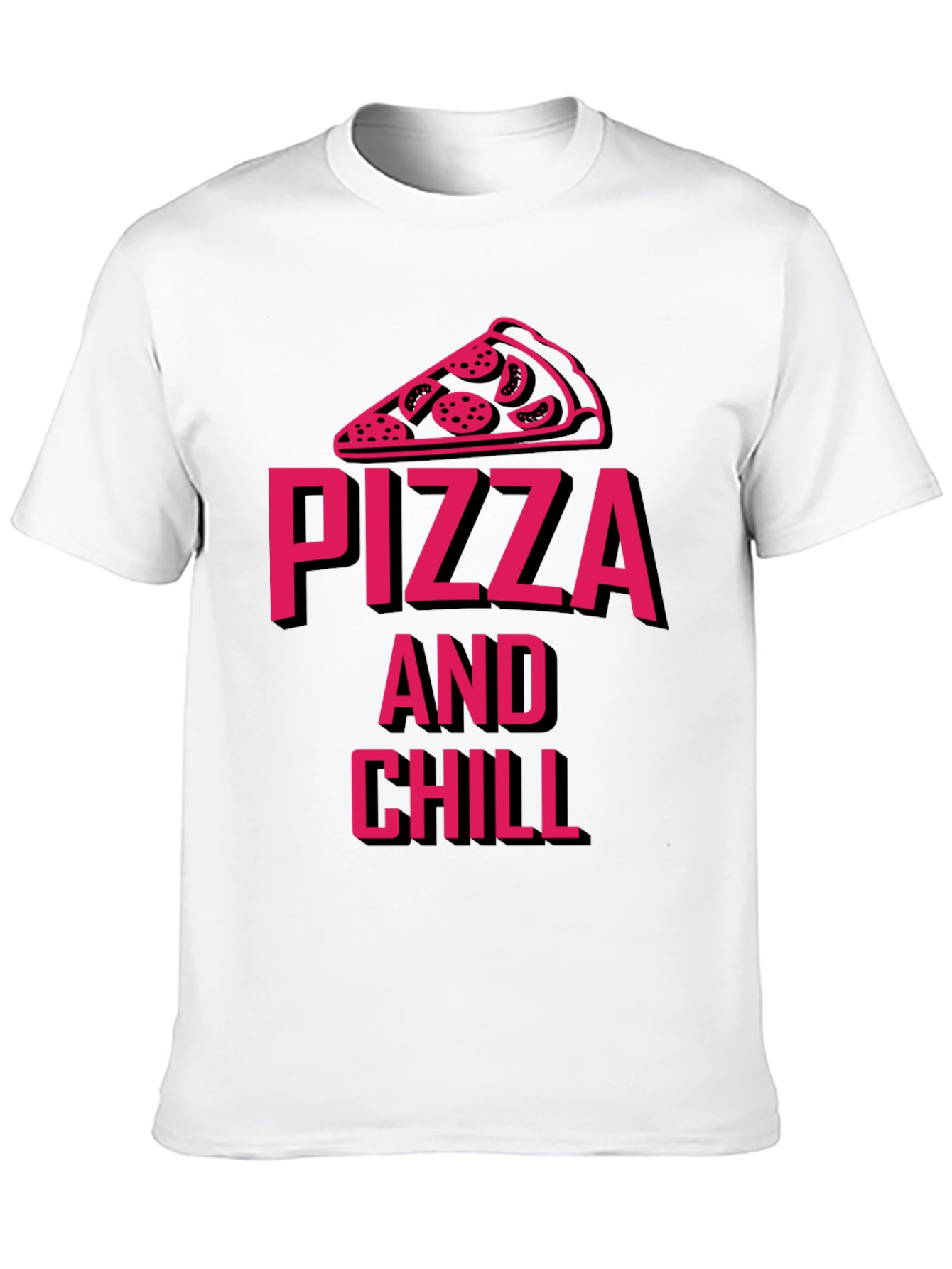 Pizza and Chill Graphic Tee - Unisex