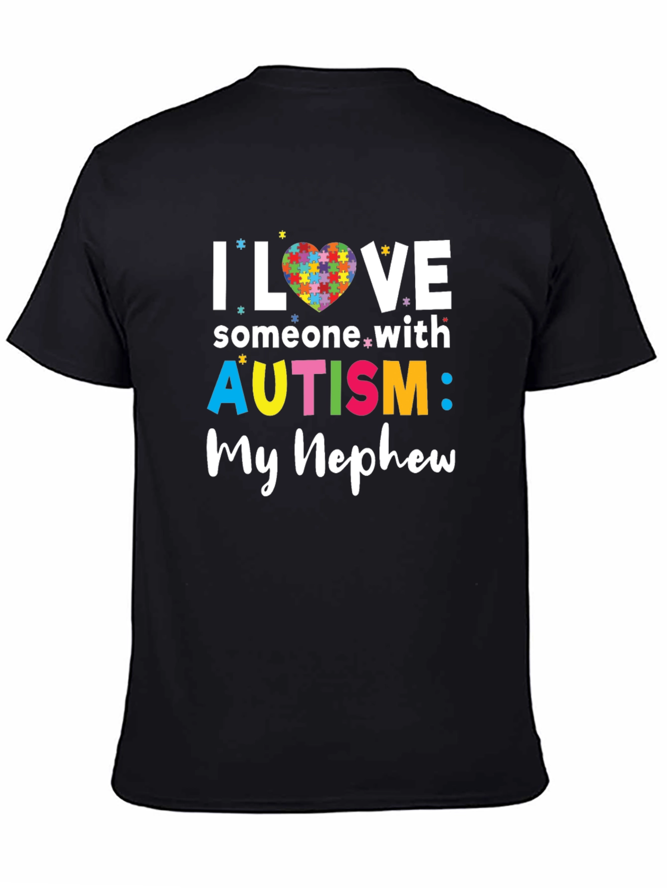 Autism Awareness T-Shirt: I Love Someone With Autism