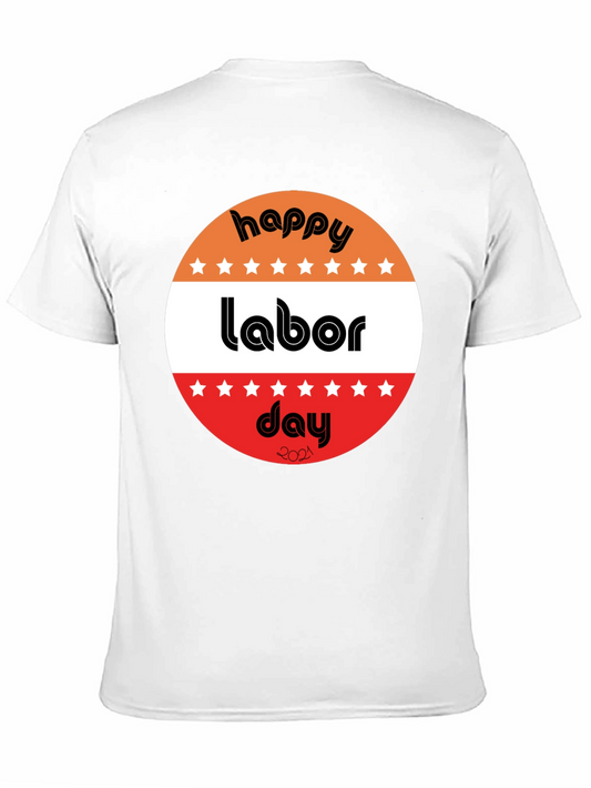 Happy Labor Day T-Shirt Graphic Tee Holiday Gift