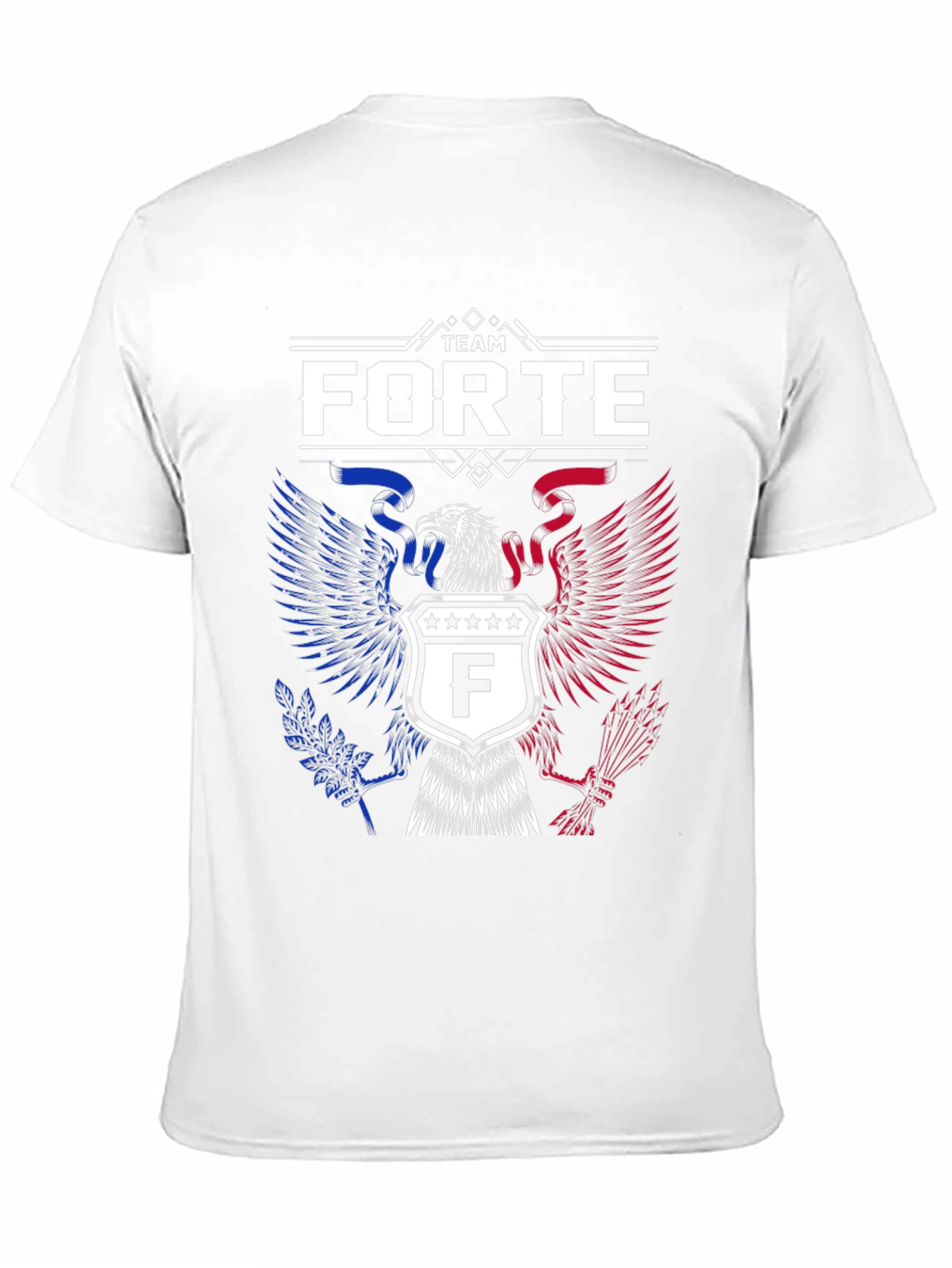 Team Forte Graphic T-Shirt - Patriotic Eagle Design