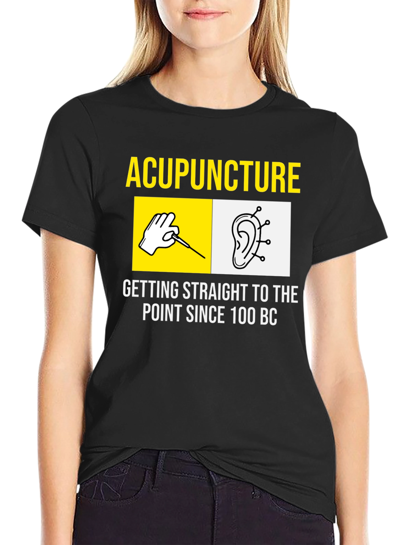 Acupuncture T-Shirt - Getting Straight to the Point
