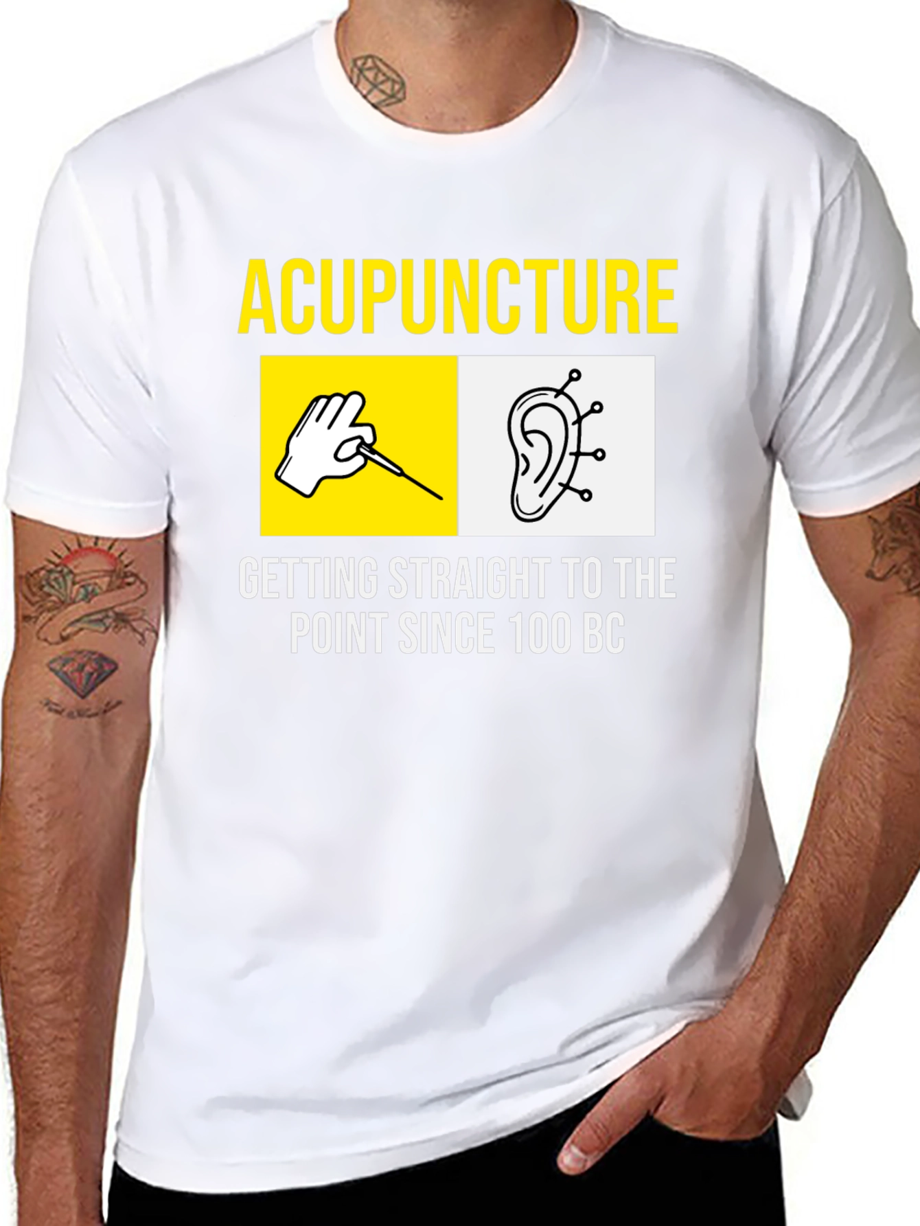 Acupuncture T-Shirt - Getting Straight to the Point