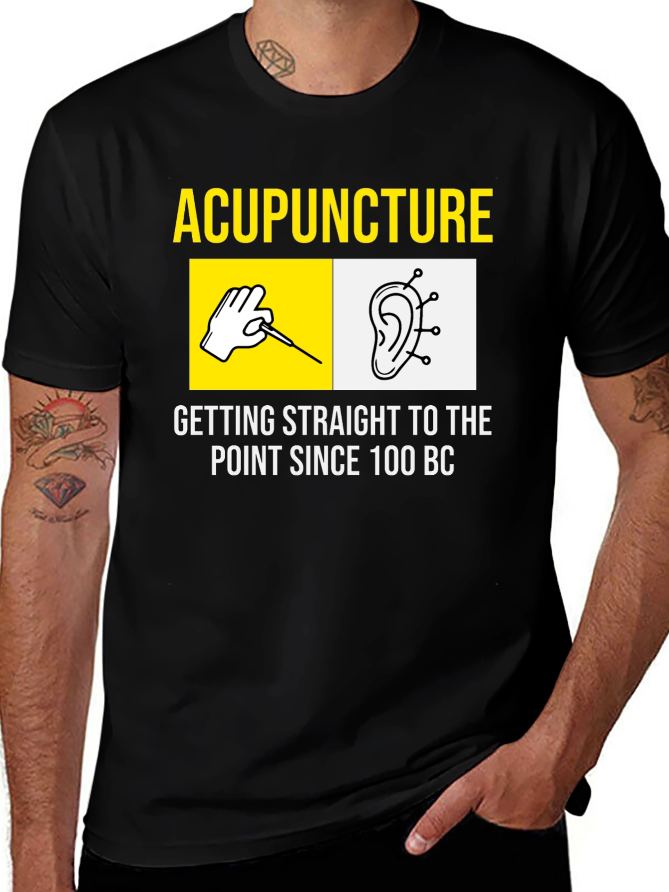 Acupuncture T-Shirt - Getting Straight to the Point