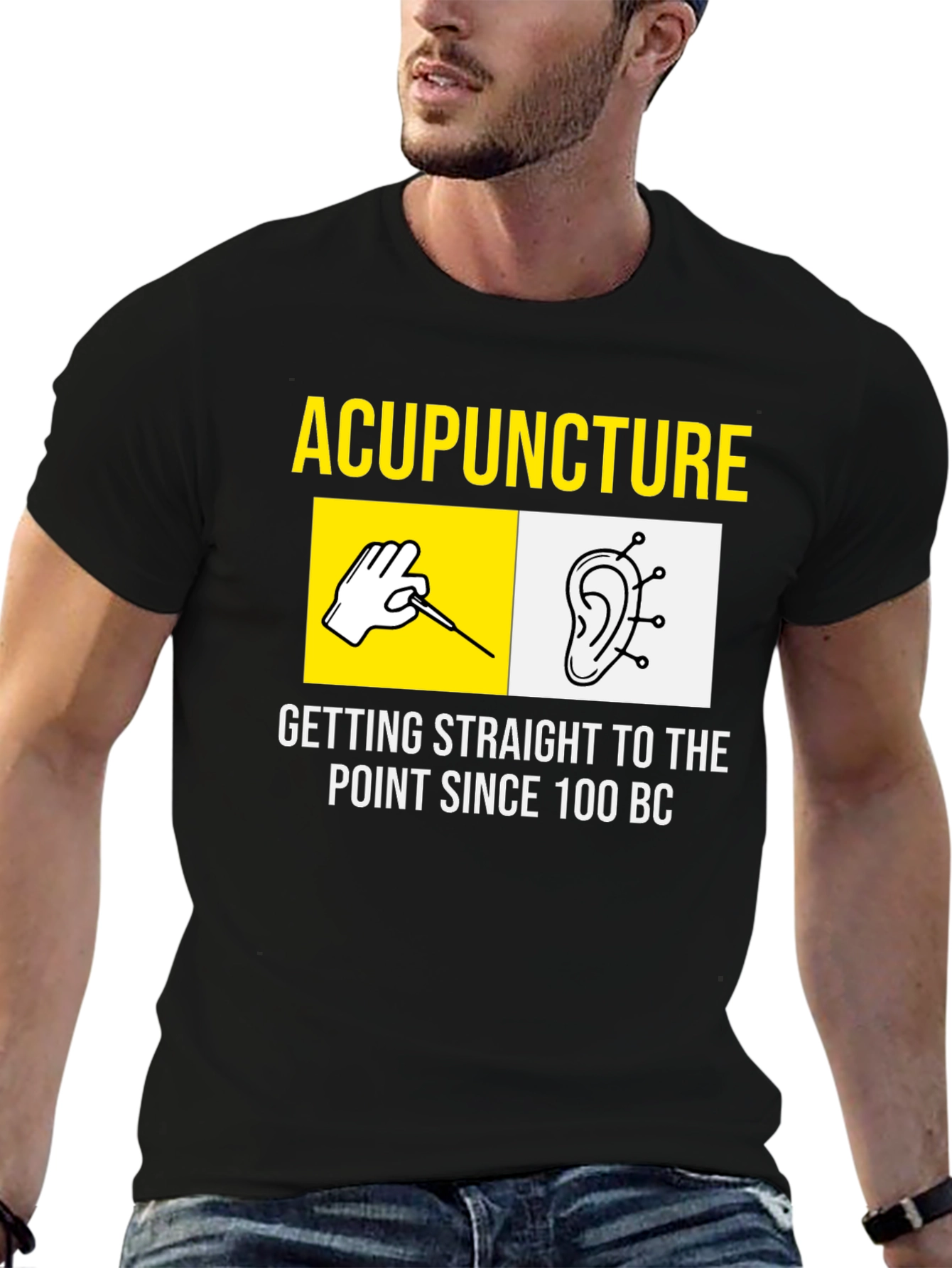 Acupuncture T-Shirt - Getting Straight to the Point
