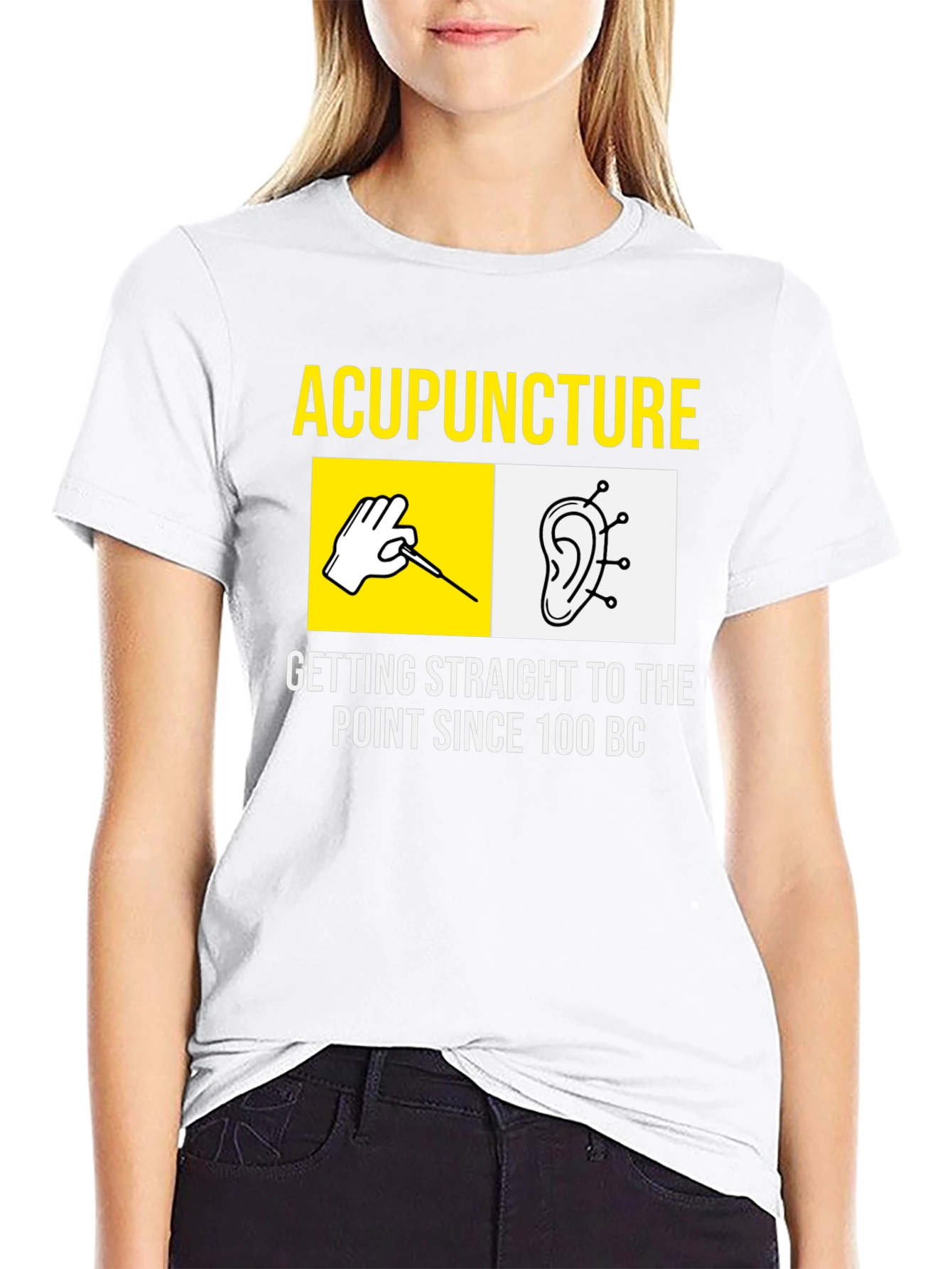 Acupuncture T-Shirt - Getting Straight to the Point