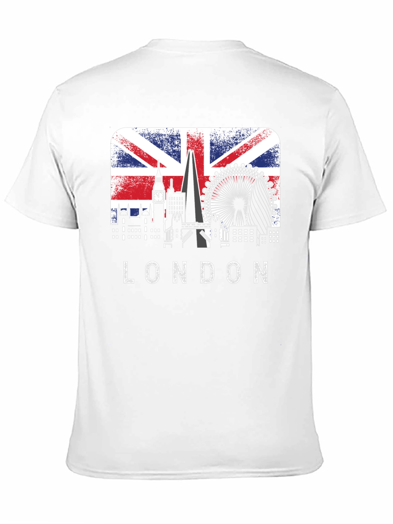 London Skyline Union Jack Graphic Tee