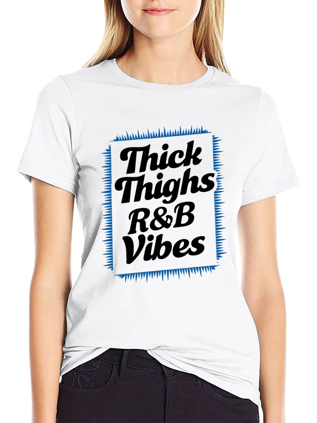 Thick Thighs R&B Vibes Graphic Tee