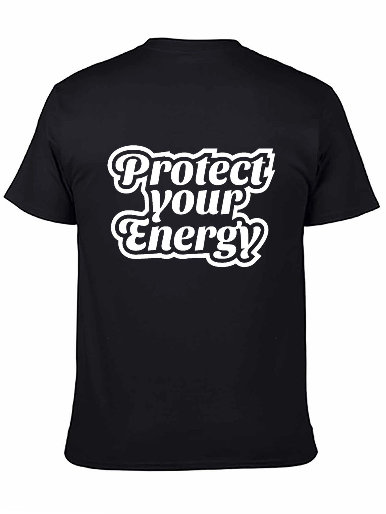 Protect Your Energy Graphic Tee - Black