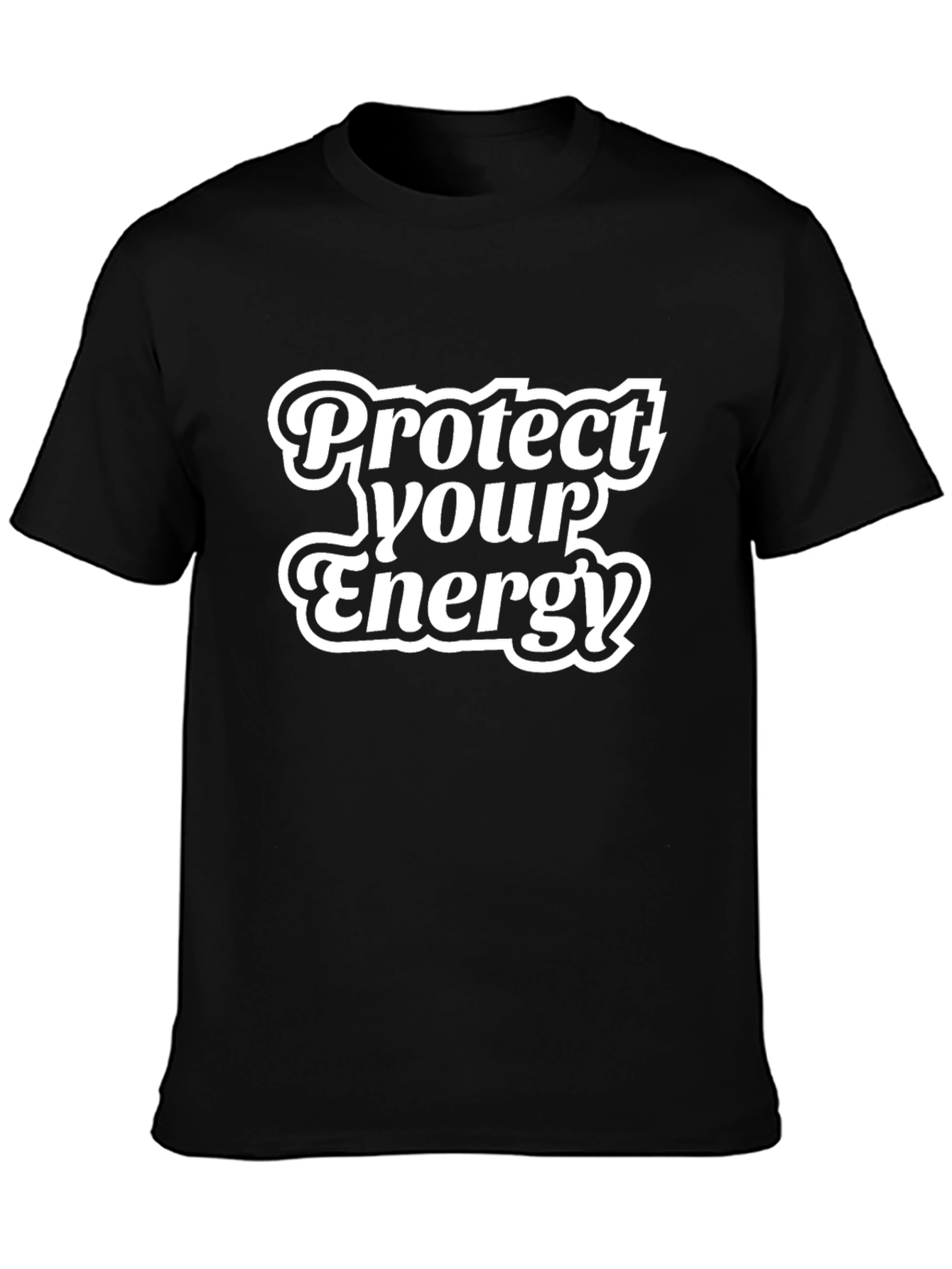 Protect Your Energy Graphic Tee - Black